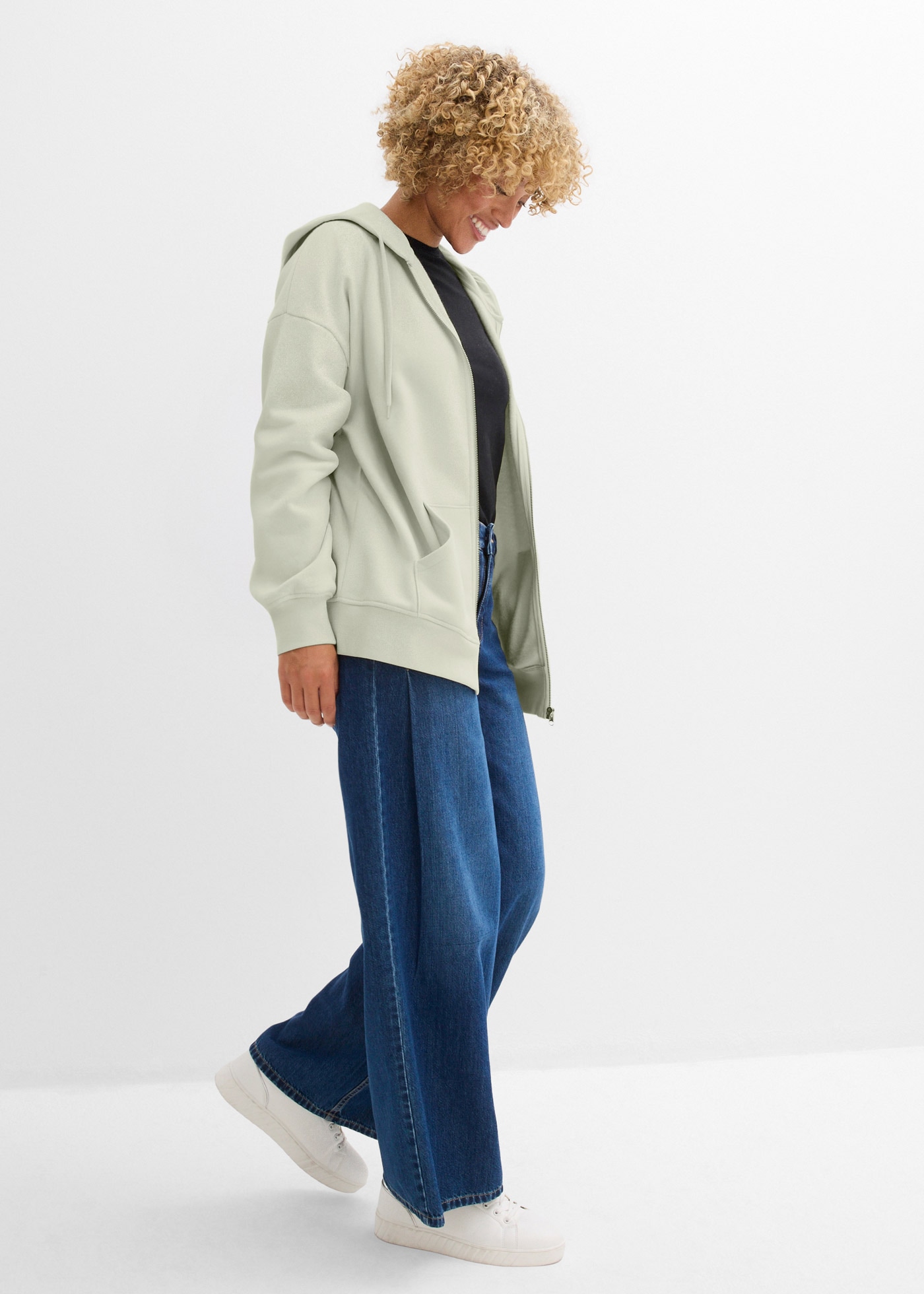 bonprix Kapuzensweatjacke »Kapuzen-Sweatjacke« Kapuzen-Sweatjacke