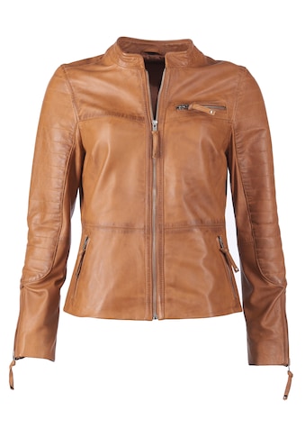 Bikerjacke »Lederjacke DI-002«