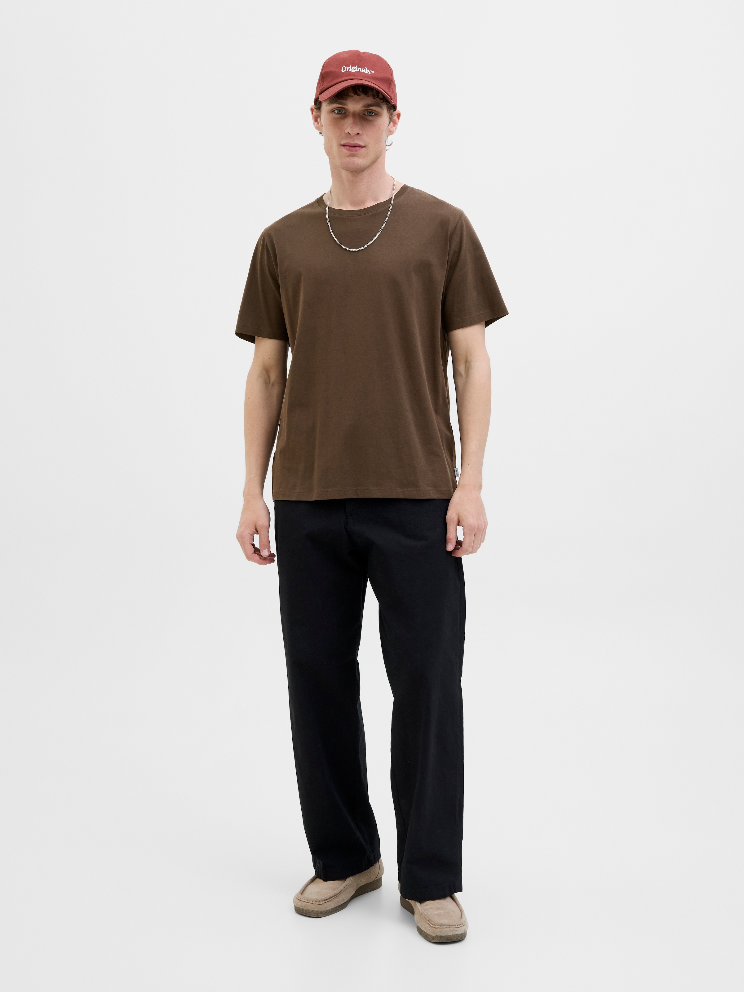 Jack & Jones Rundhalsshirt »JJEORGANIC BASIC TEE SS O-NECK NOOS« Baumwolle, regular fit