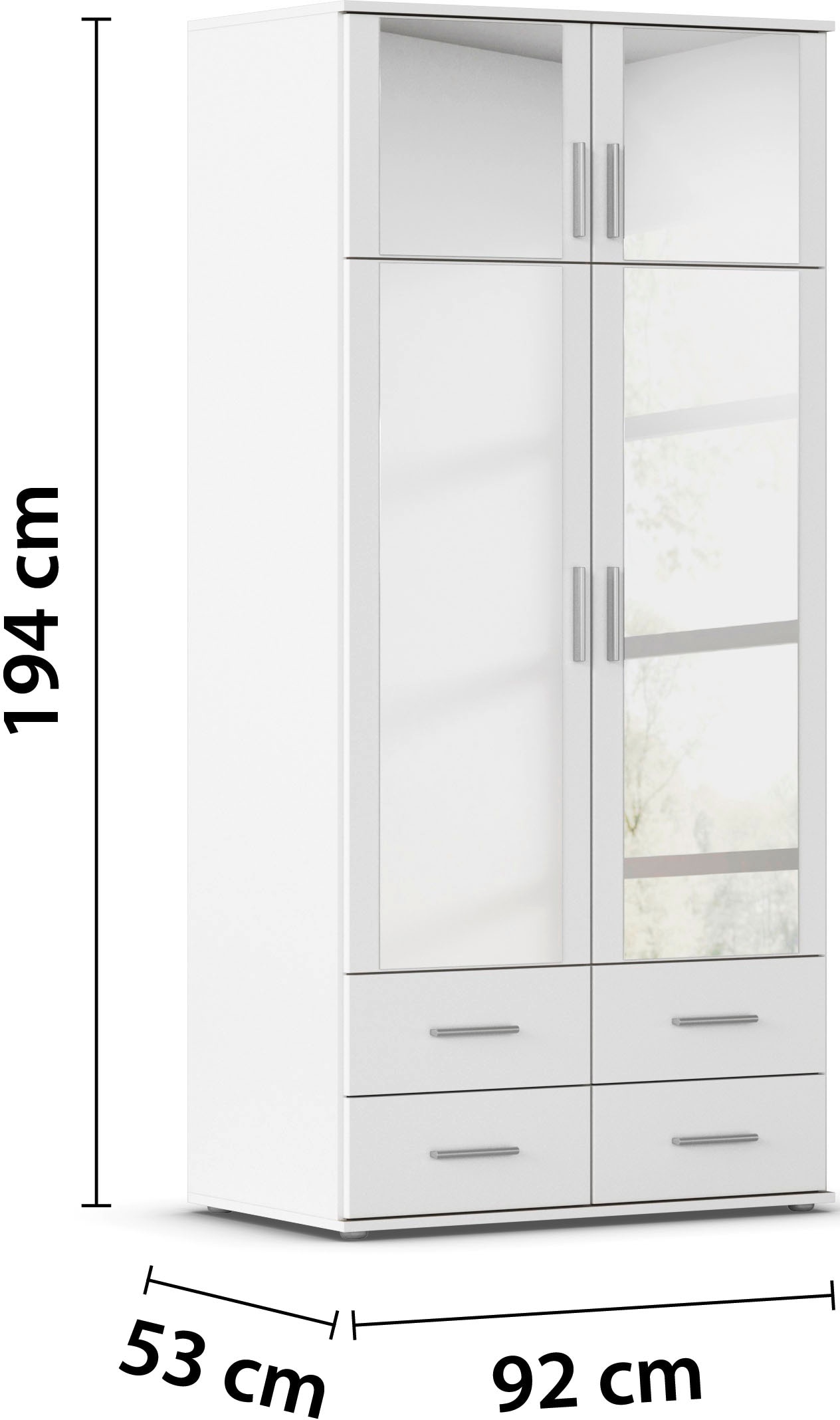 rauch Kleiderschrank »Kemi«, mit Spiegel