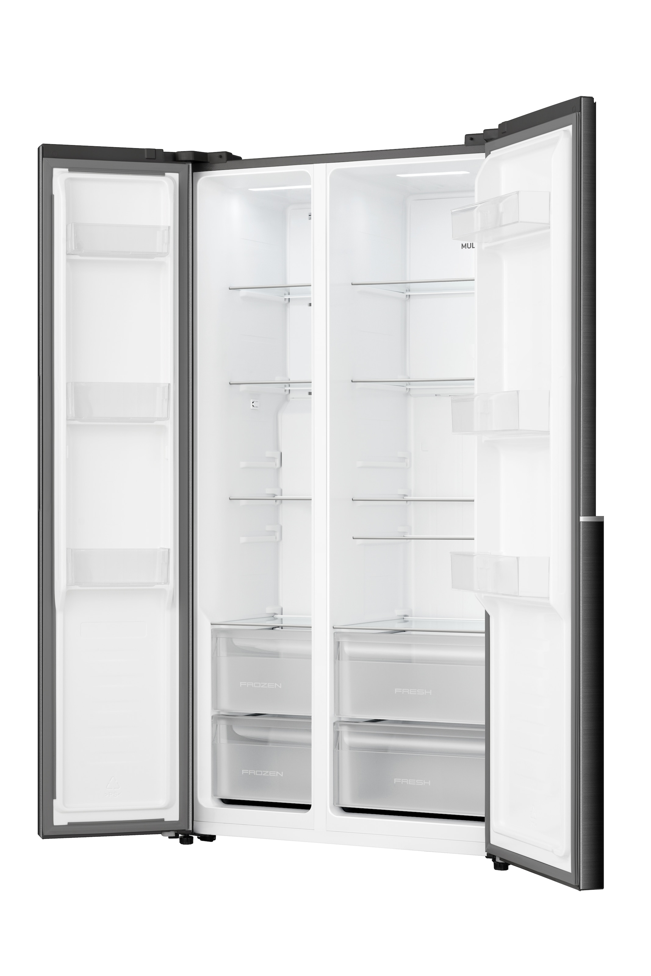 GORENJE Side-by-Side »NRS917E41BX« 178,6 cm hoch 91,1 cm breit MultiAirFlow-System
