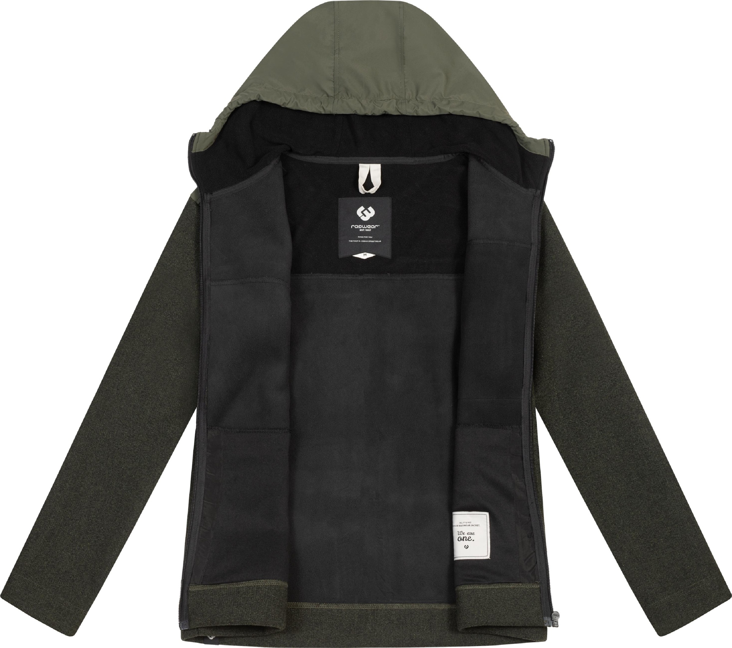 Ragwear Kapuzensweatjacke »Fleecejacke Brodney«