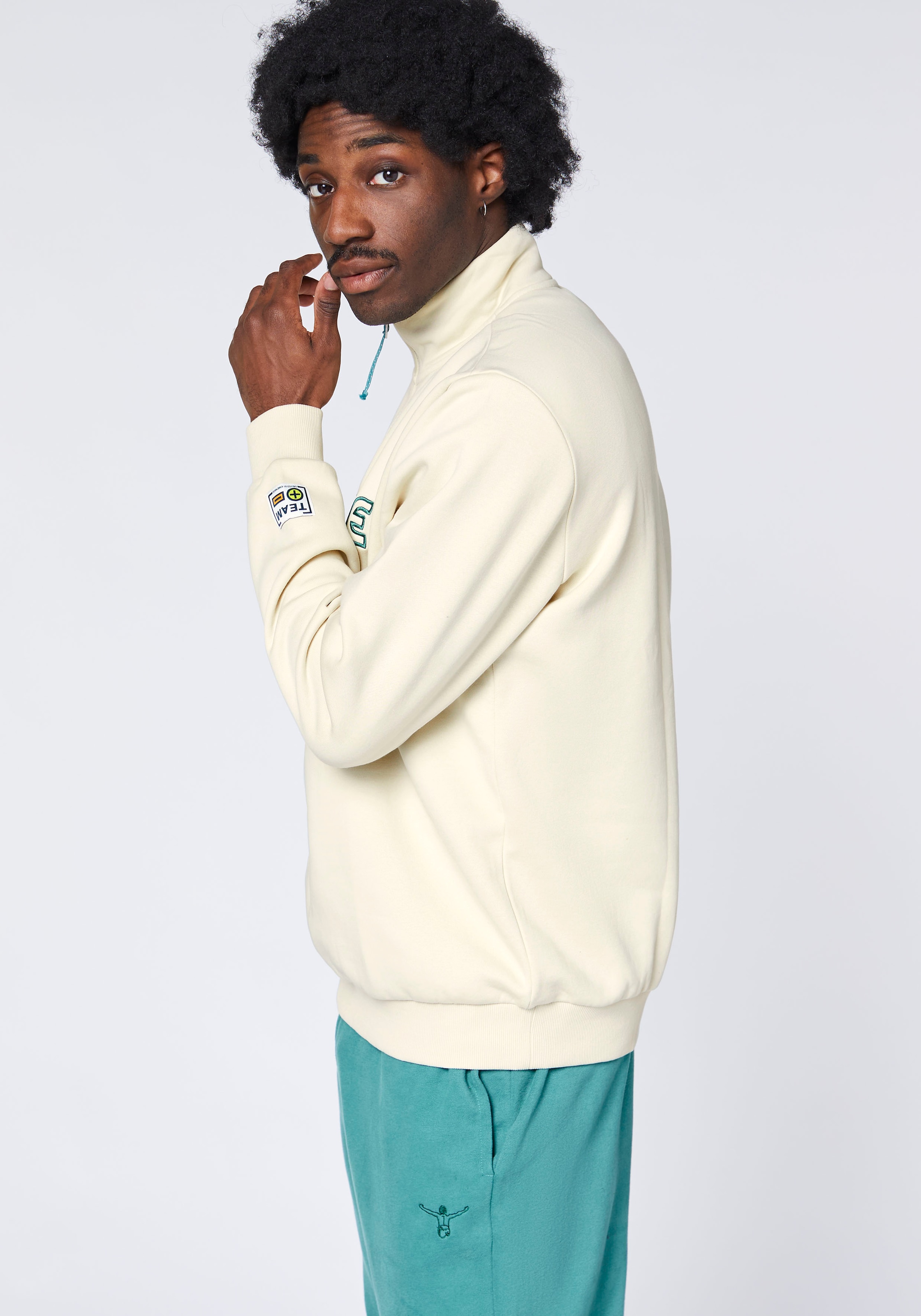 Chiemsee Sweater , - innen weich angeraut<br/>
