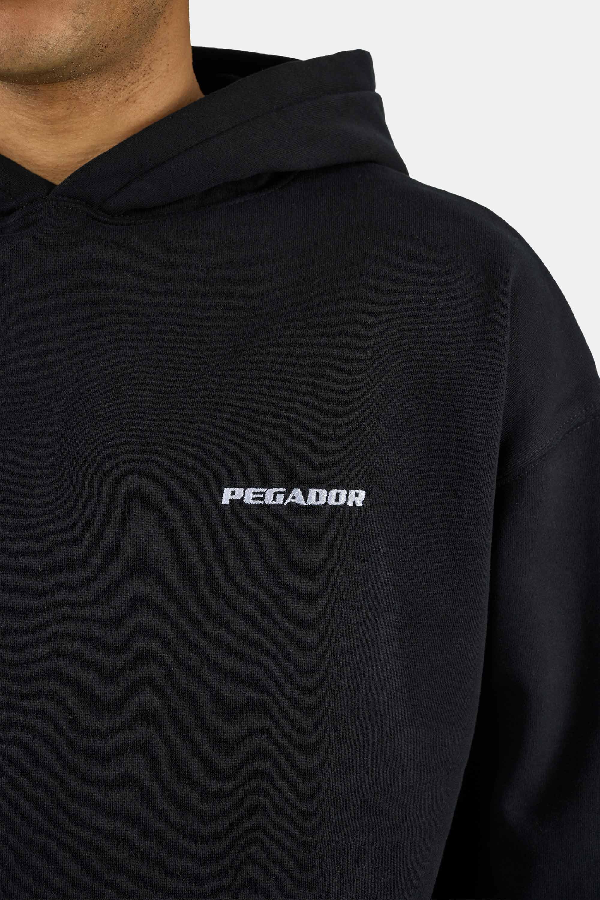 PEGADOR Kapuzensweatshirt »Logo Oversized Hoodie«, Baumwollmischung, oversize
