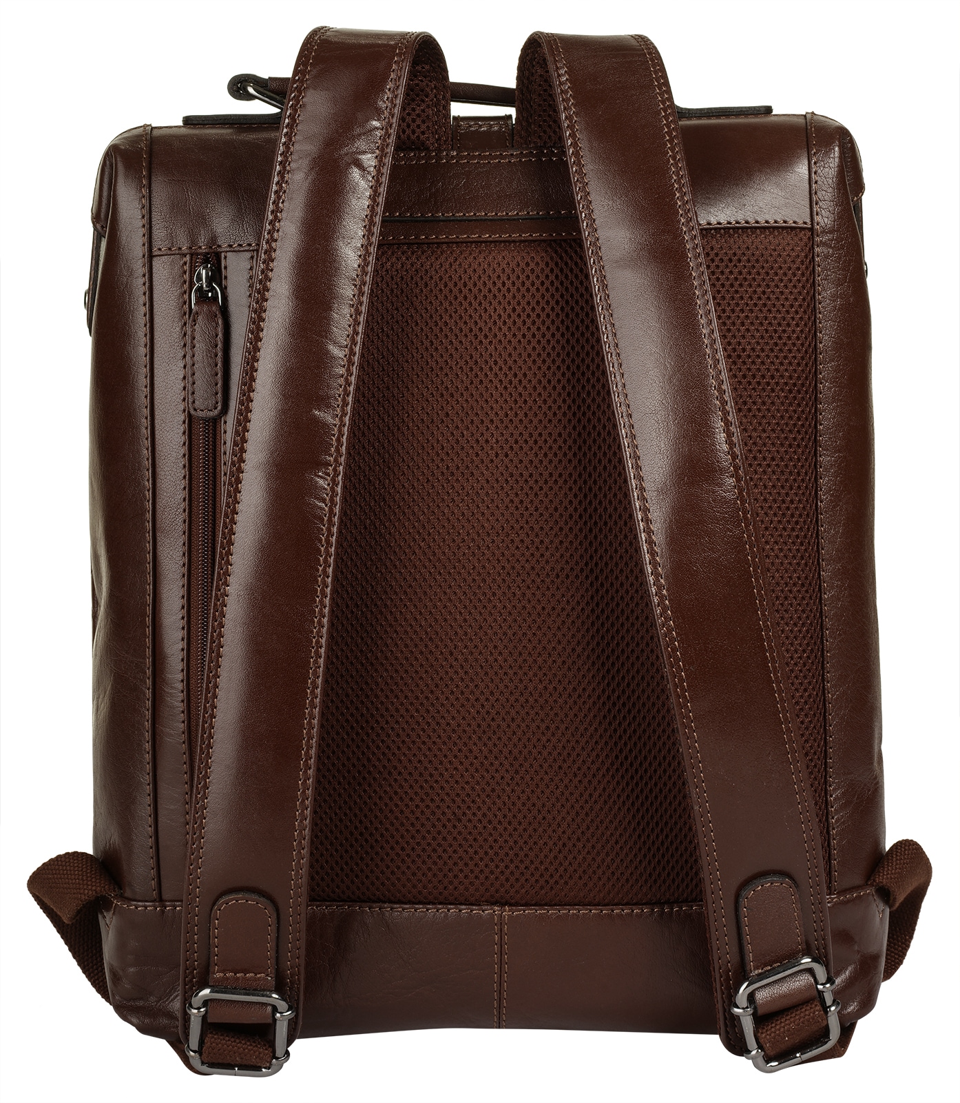 WouWou Laptoprucksack, echt Leder