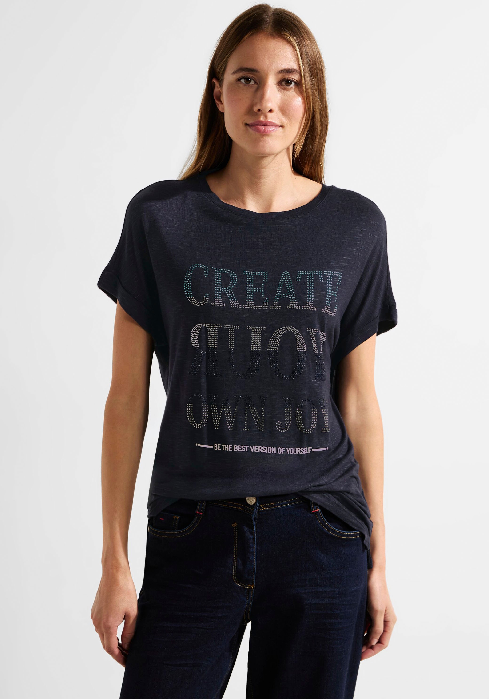 Cecil T-Shirt, mit Dekosteinen bei OTTOversand