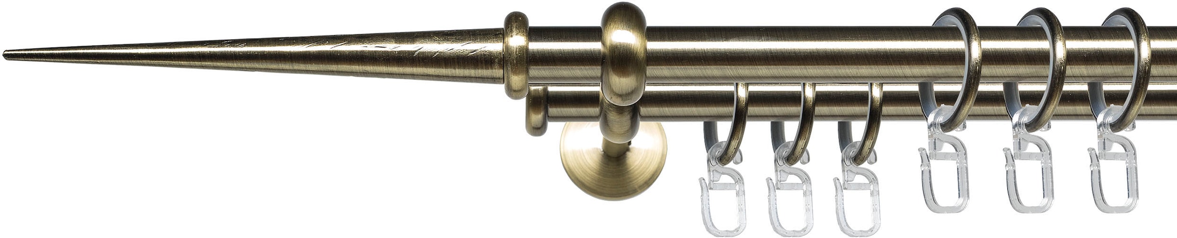 Liedeco Gardinenstangen-Endstück »Endstück, Endknopf Spitze "Esperanca" für 16 mm Stangen«, (2 St.), Endstück, Endknopf