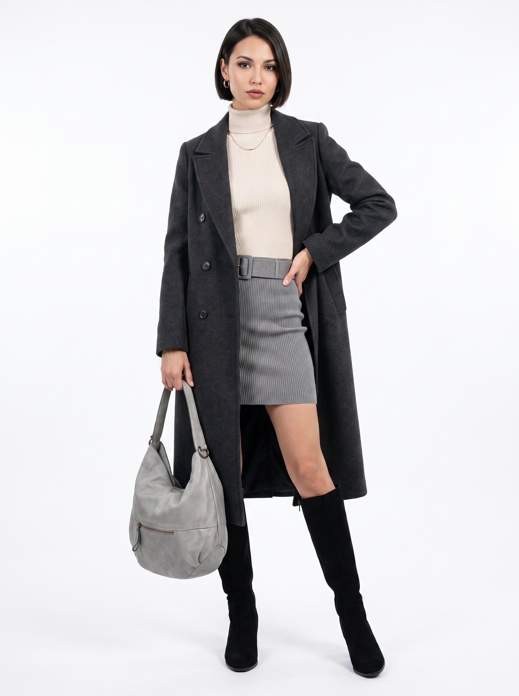 forty° Shopper echt Leder, Made in Italy