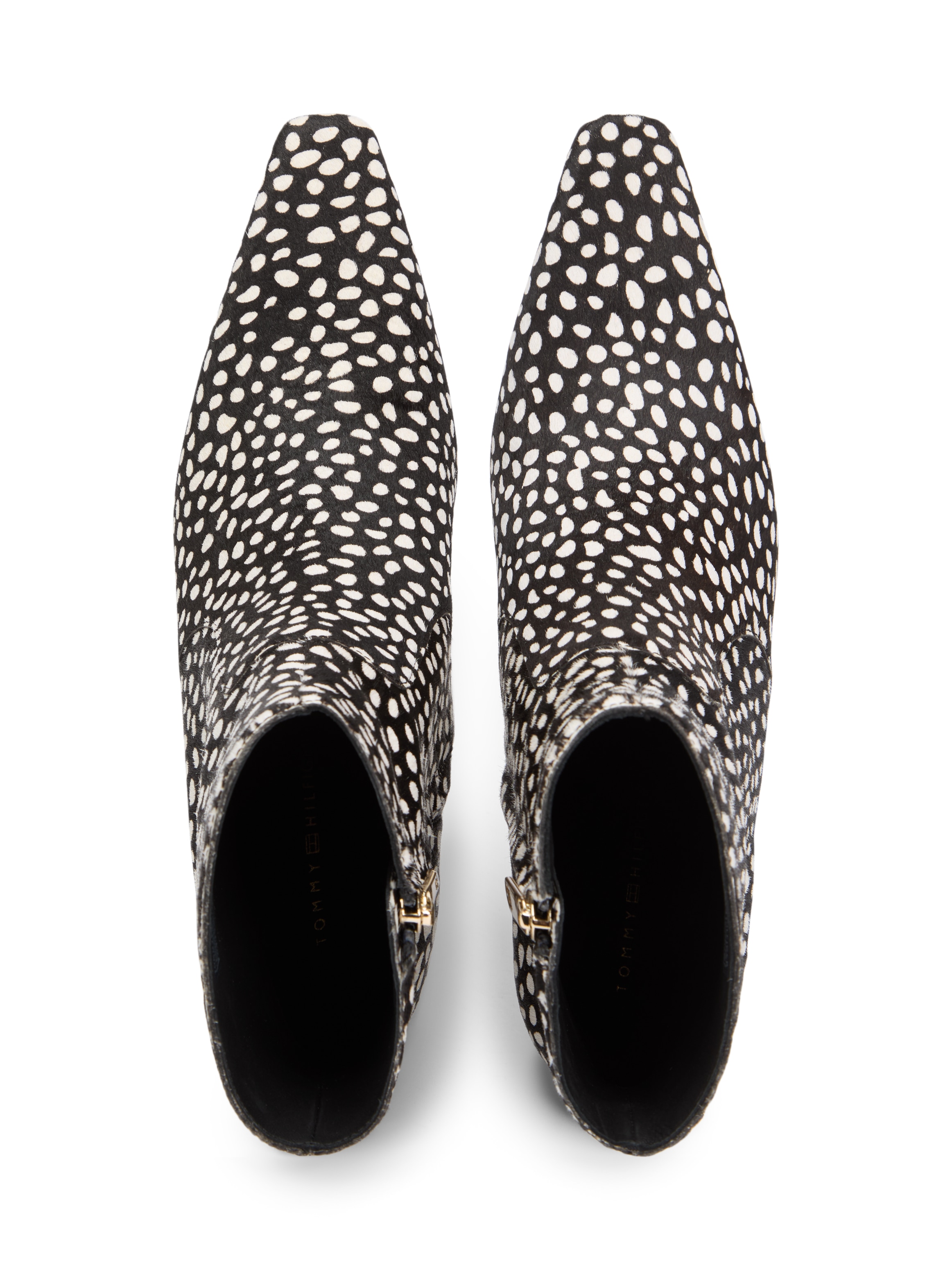 Tommy Hilfiger Stiefelette »TH SNOW LEOPARD BOOT«  , Trichterabsatz, Businesschuh in spitz zulaufender Form