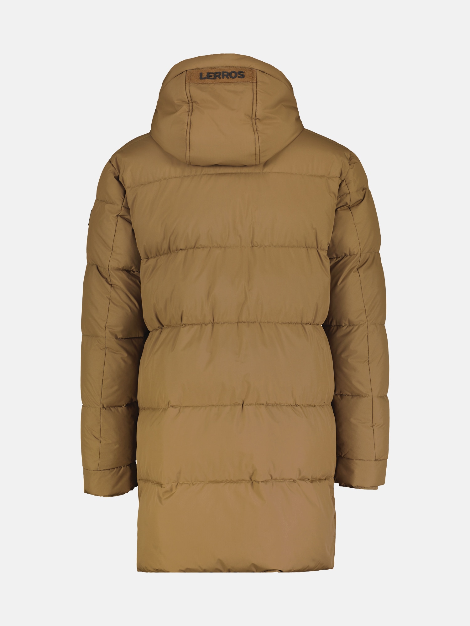 LERROS Steppjacke »LERROS Lange Steppjacke im Parka-Design, dick gefüttert«, mit Kapuze, Wasser- und windabweisend, atmungsaktiv
