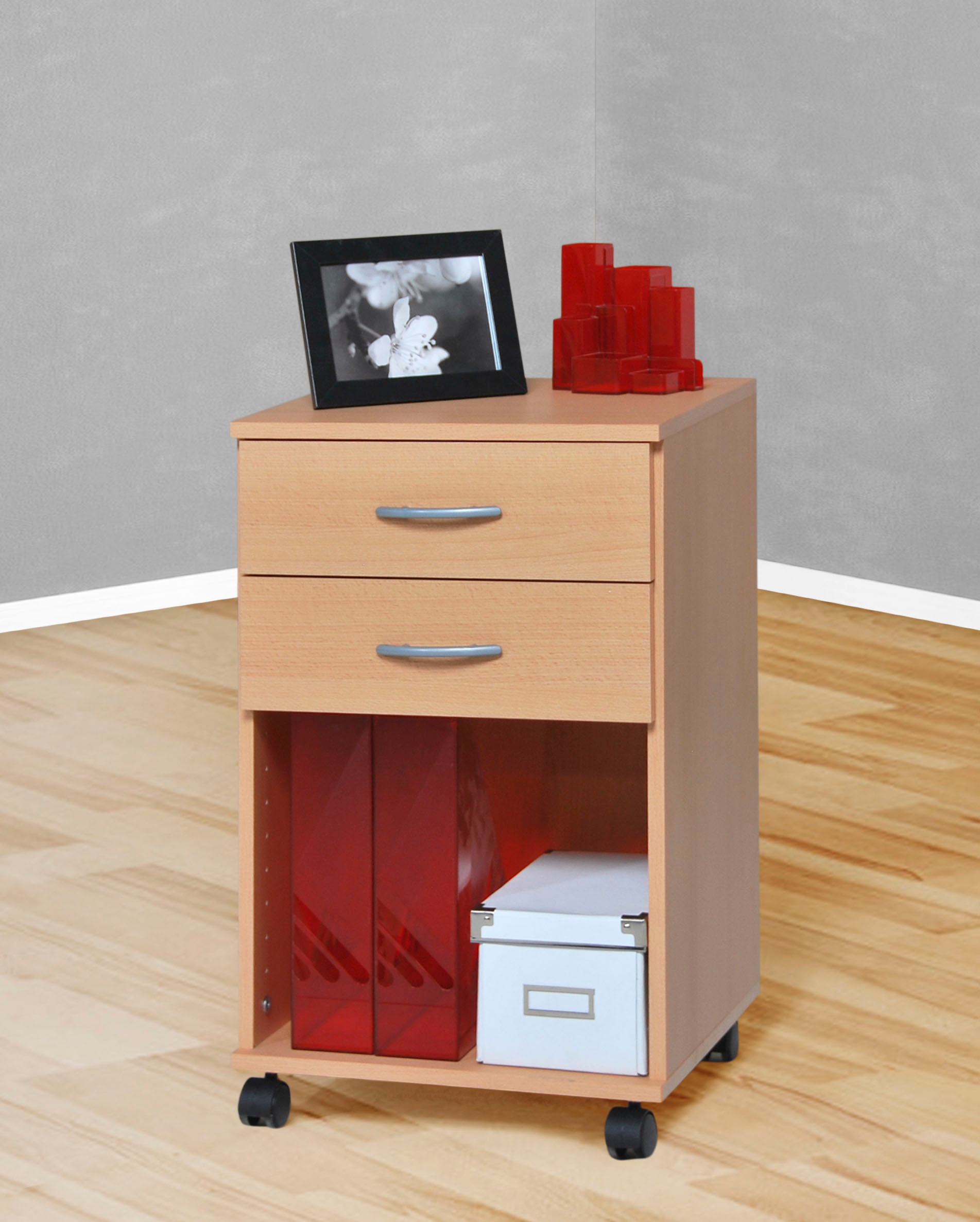 VOGL Möbelfabrik Rollcontainer »Barrie, Bürocontainer,«, (1 St.), verschiedene Ausführungen, mit Schubladen, Höhe 67 cm, Made in Germany