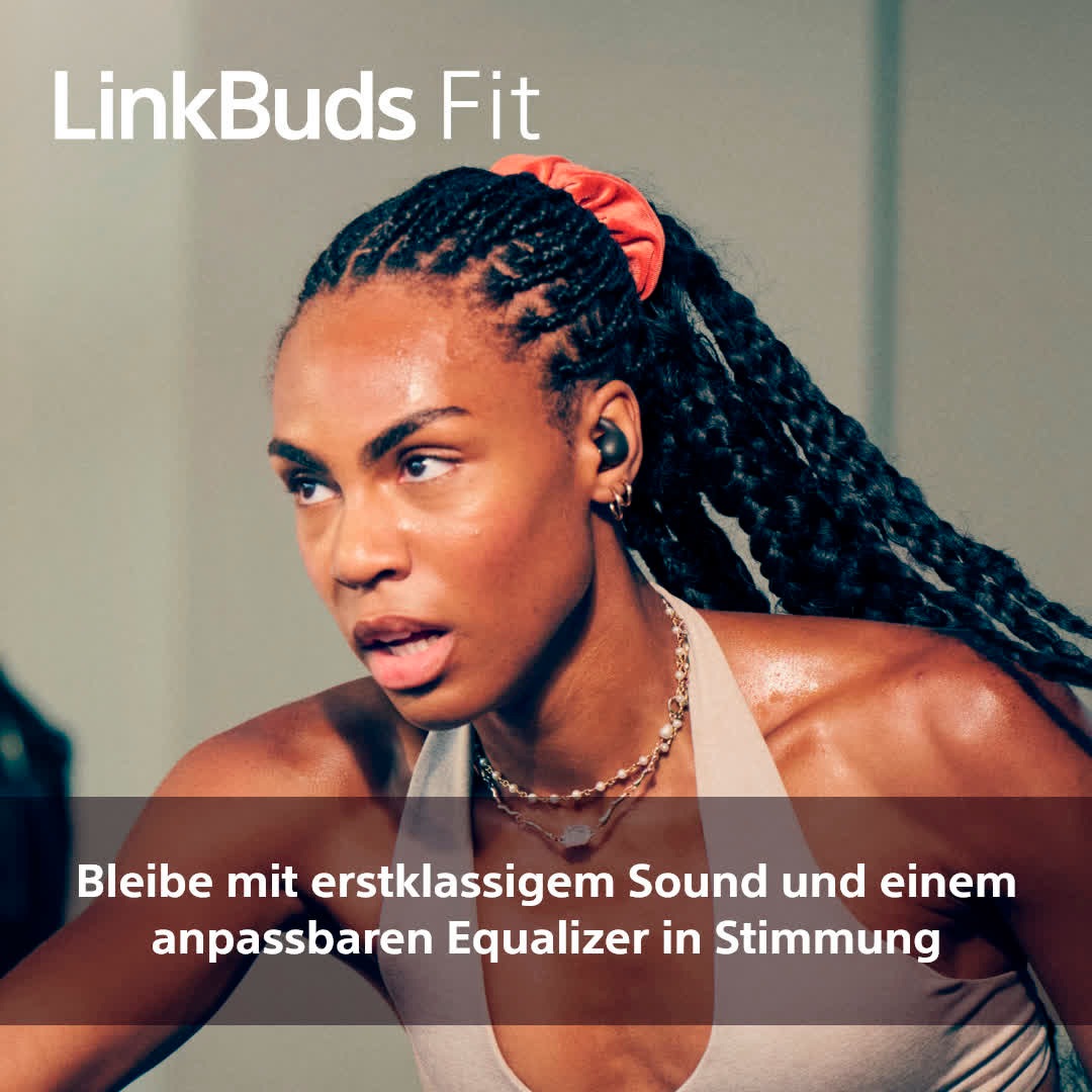 Sony wireless In-Ear-Kopfhörer »LinkBuds Fit«, Bluetooth, Active Noise Cancelling (ANC)
