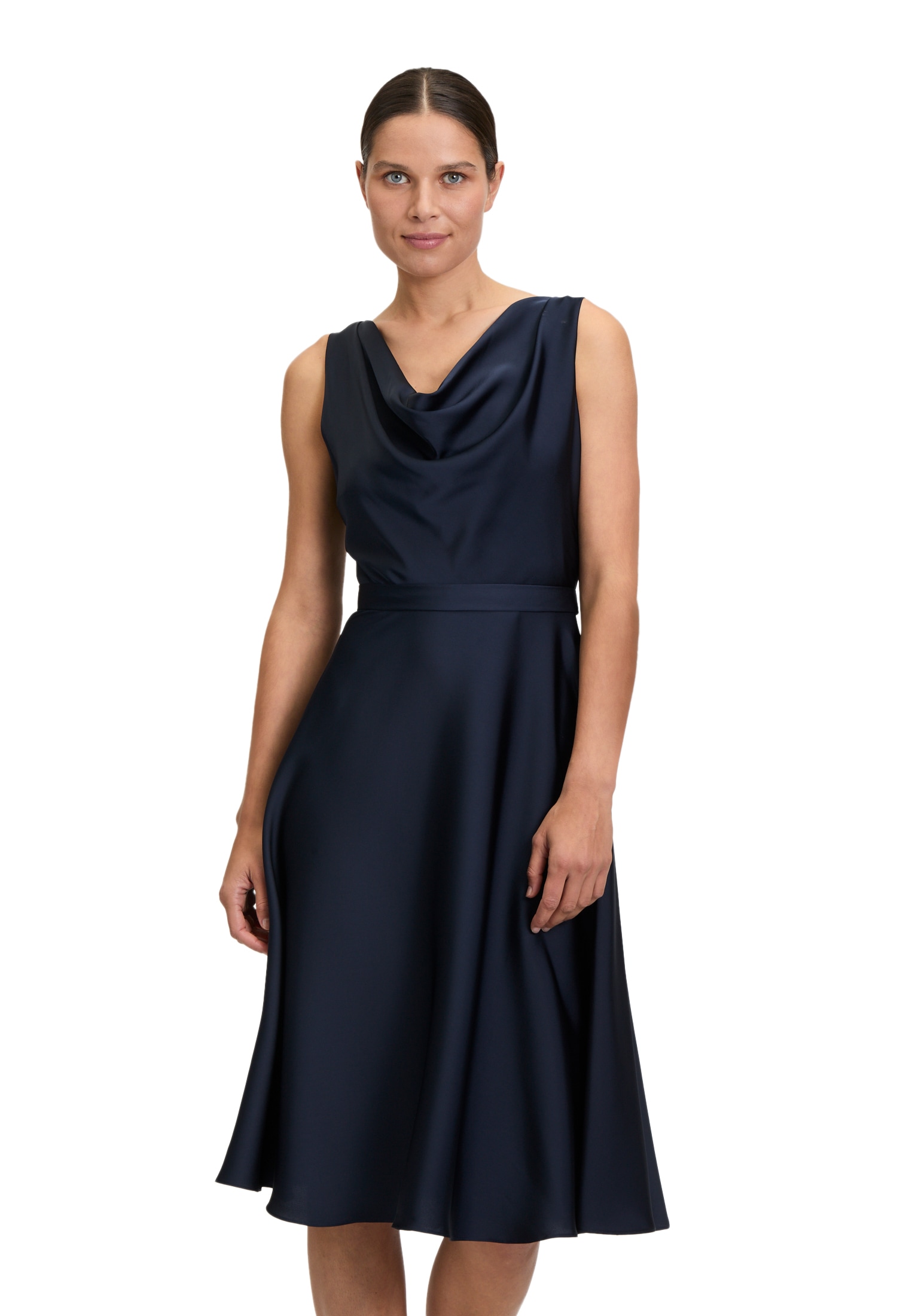 Vera Mont Cocktailkleid »Cocktailkleid mit Wasserfallausschnitt«