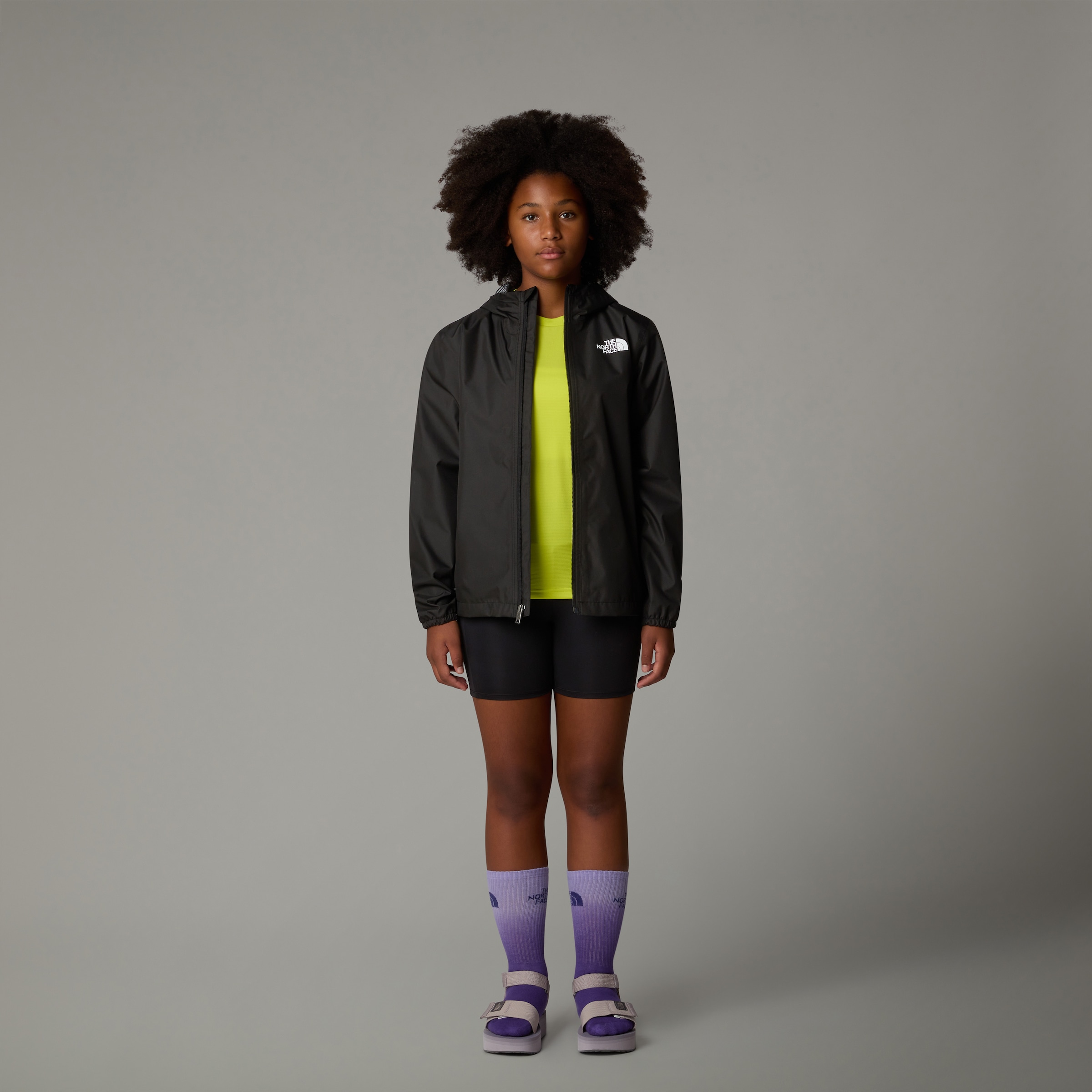The North Face Regenjacke »TEEN ZIPLINE RAIN JACKET«, (1 St.), für Kinder