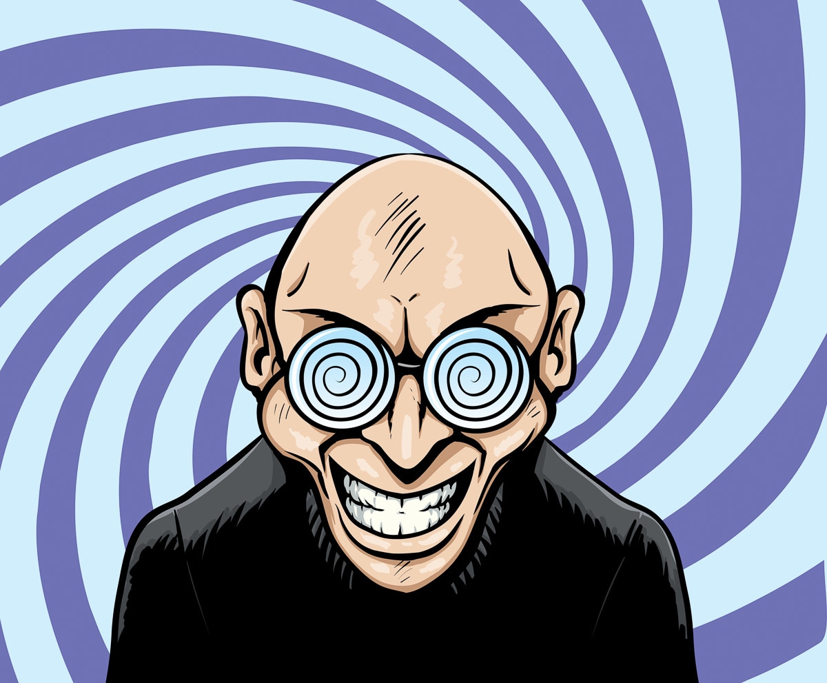 Fototapete »Hypno Googles Man«