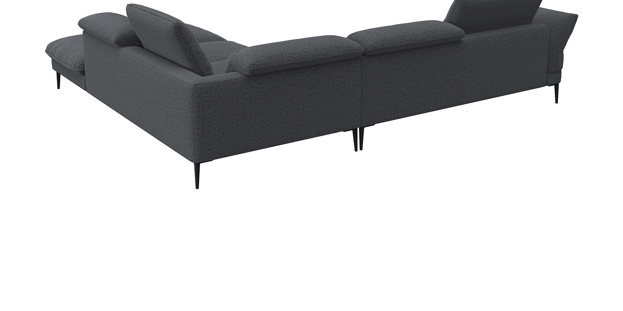 FLEXLUX Ecksofa »Salino, Funktionssofa mit Ottomane, Relaxsofa, Ecksofa« Sofa mit Arm- und Kopfteil-Verstellungen, Kaltschaum & Stahl-Wellen