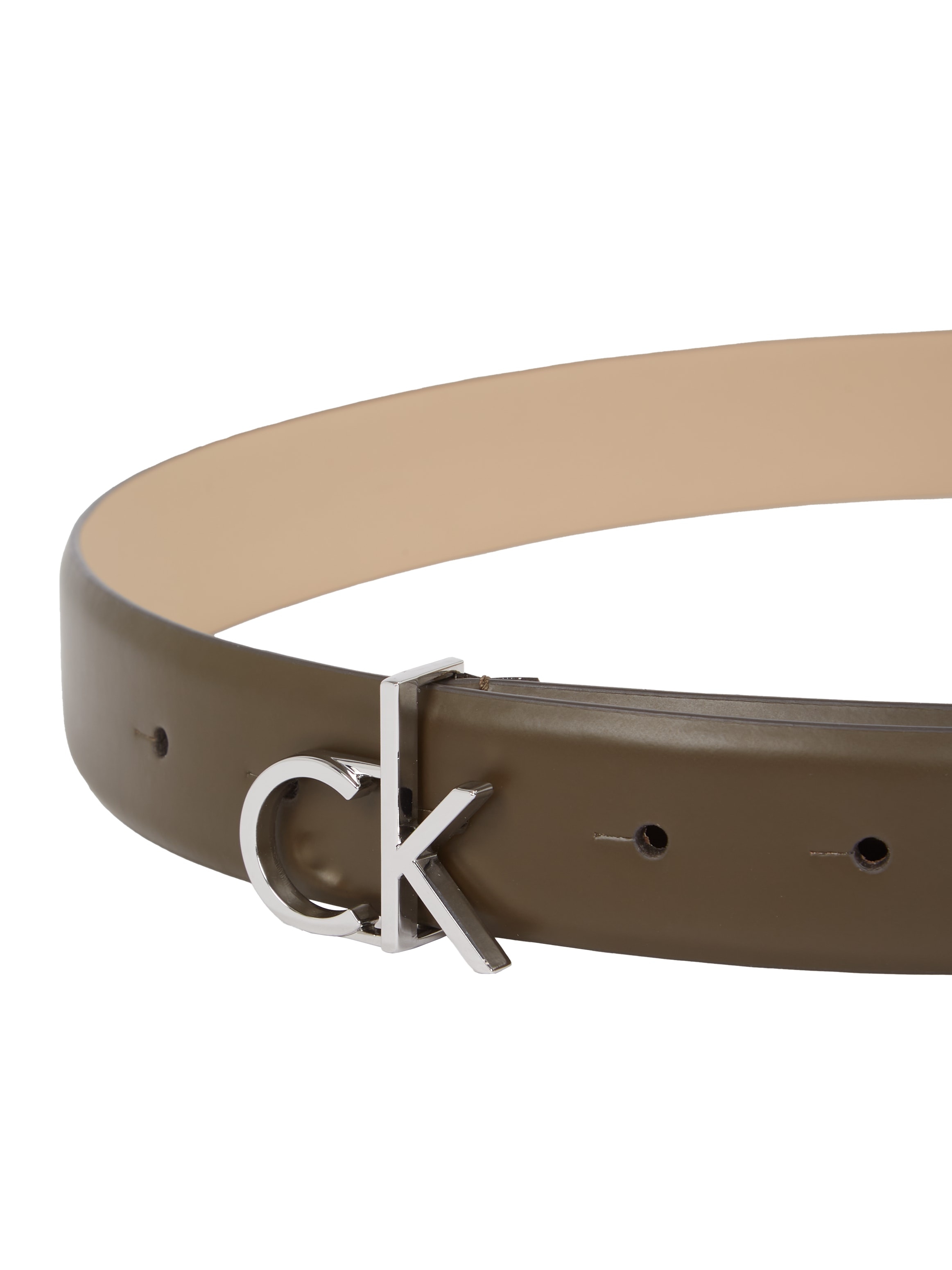 Calvin Klein Ledergürtel »CK BUCKLE BELT 3.0_SMOOTH«, mit CK-Logoschließe