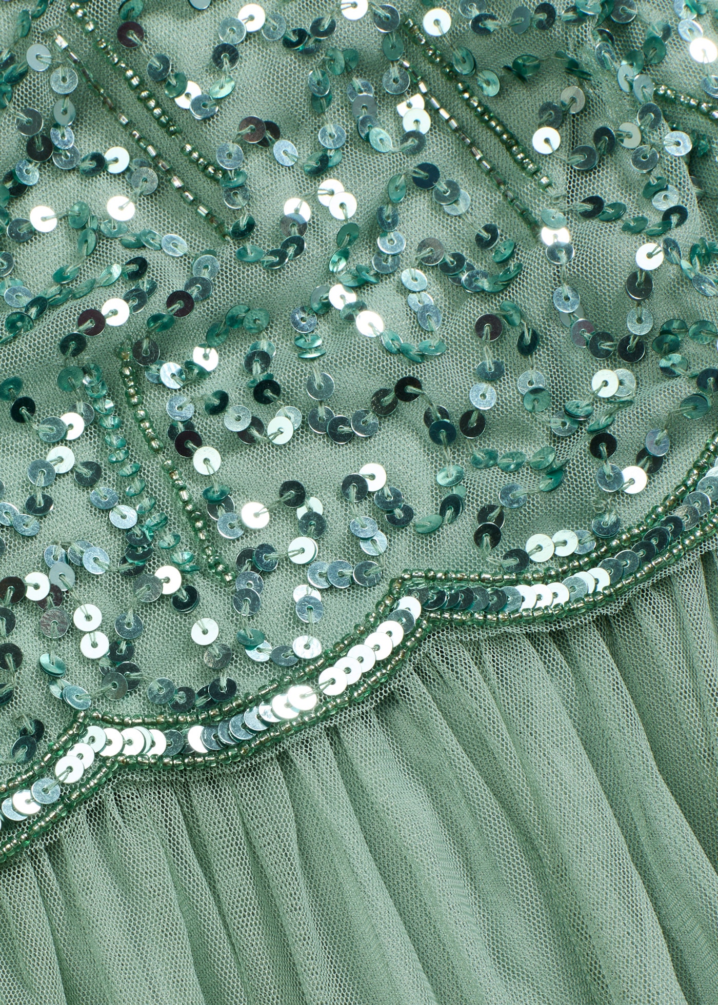 bonprix Maxikleid »Maxikleid mit Paillettenstickerei« ohne Ärmel, ausgestellte Passform, mit Paillettenstickerei