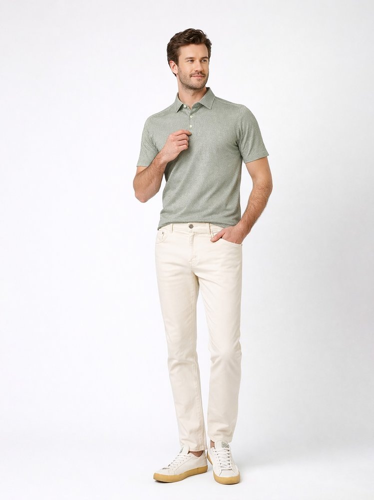 DESOTO Poloshirt »Casual Polo Kent 1/2« Jersey, slim fit