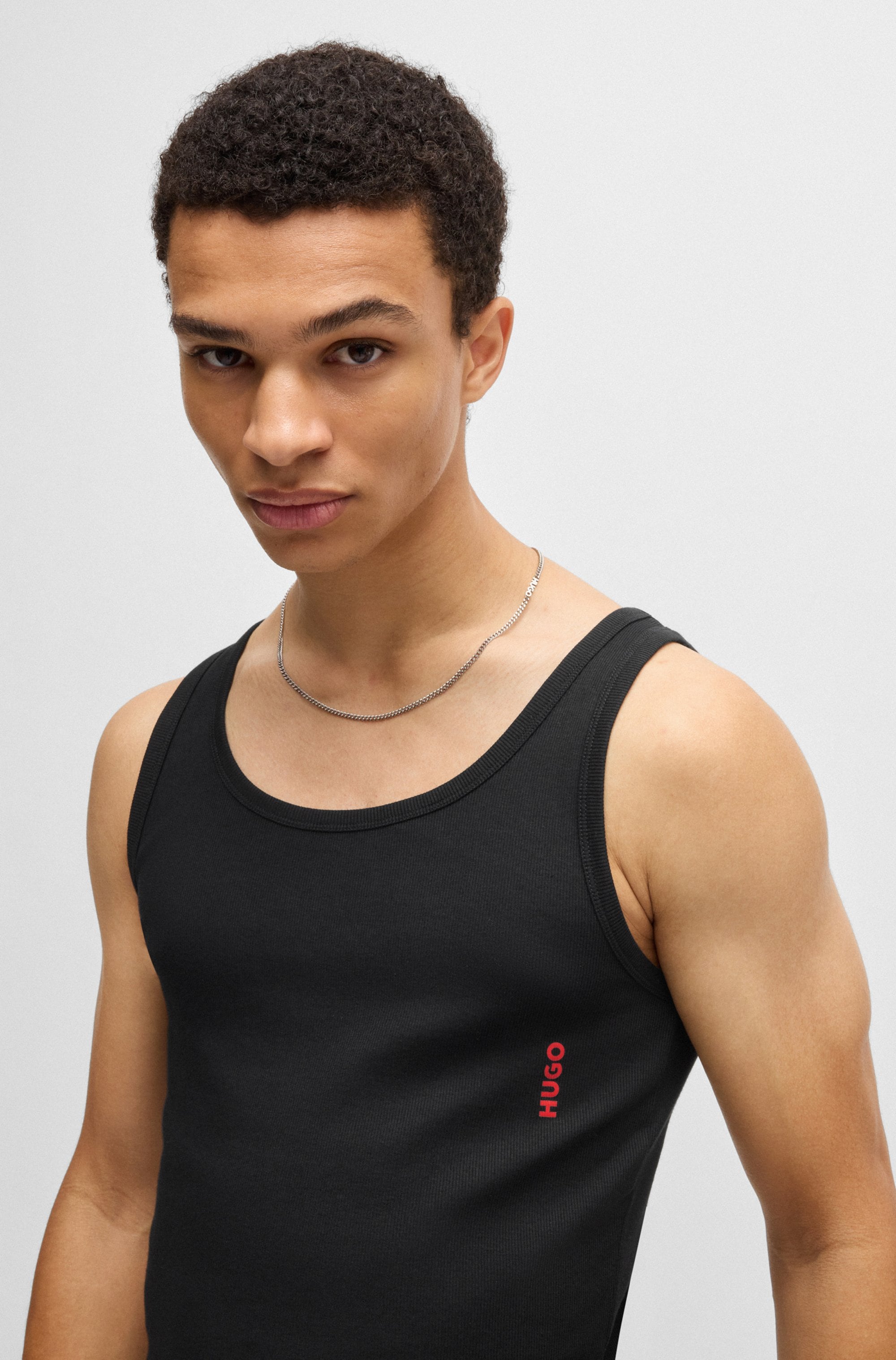 HUGO Underwear Tanktop »Twin Pack«, (Packung, 2 tlg.), mit Markenlabel in Kontrastfarbe