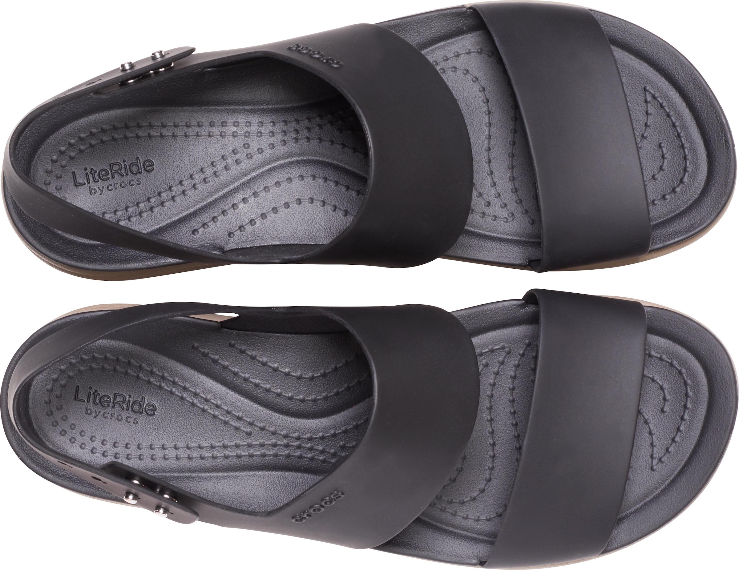Crocs Keilsandalette »Brooklyn Low Wedge«, Sommerschuh, Sandale, Keilabsatz, mit modischer Plateausohle