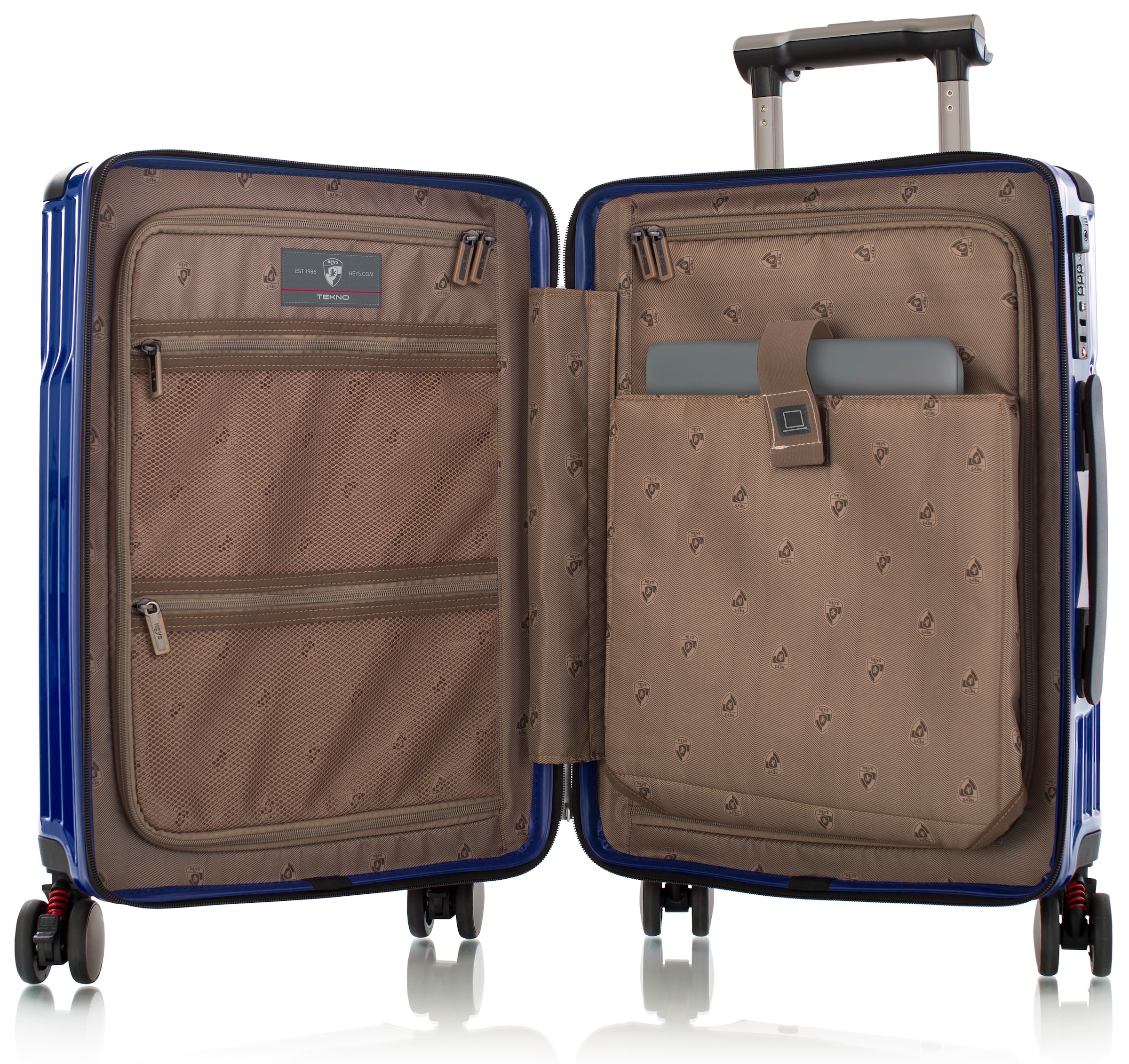 Heys Handgepäckkoffer »Handgepäckkoffer Tekno, 53 cm«, 4 Rollen, Heys x Joachim Llambi mit USB-Anschluss