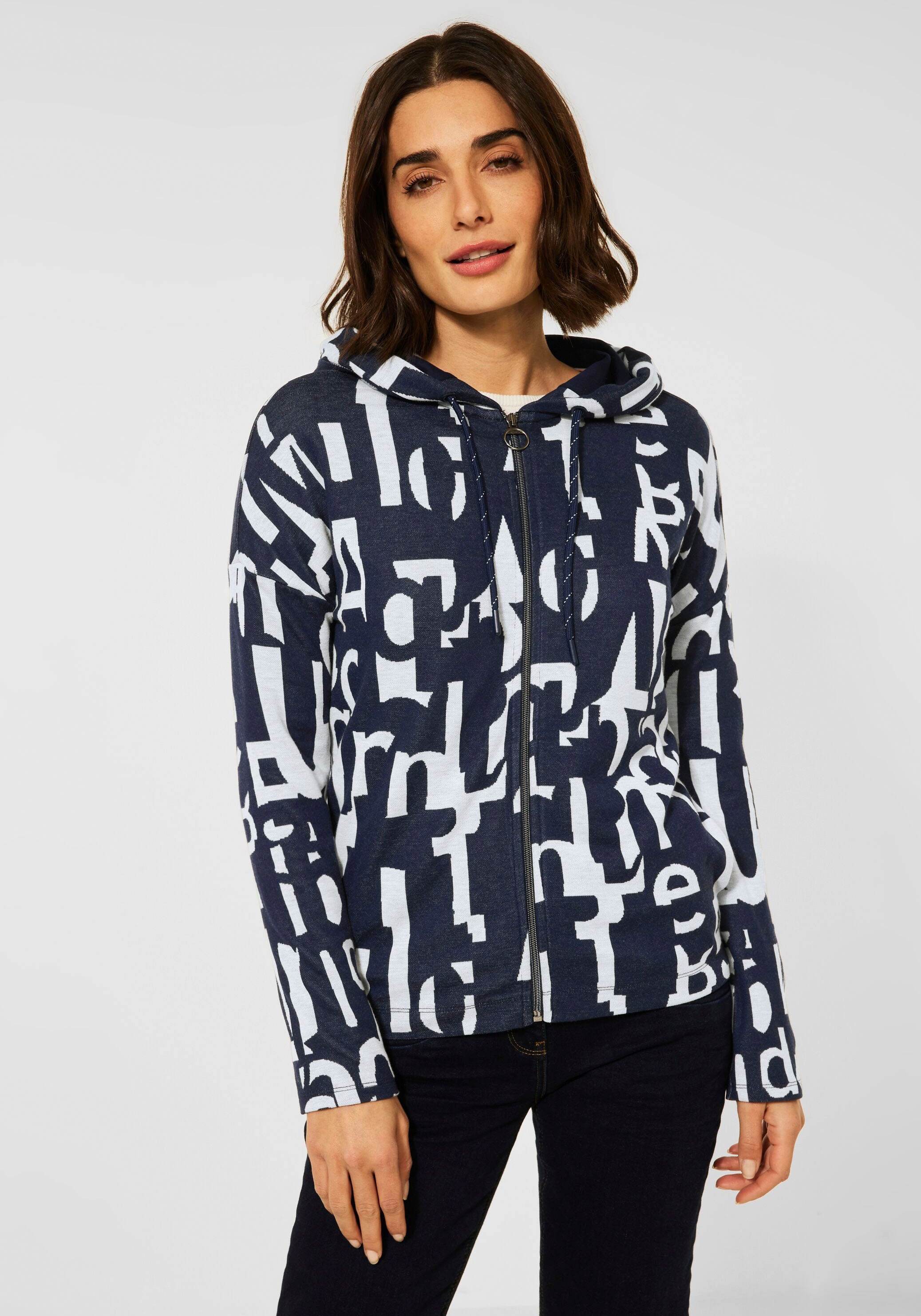 Cecil Shirtjacke, mit Wording