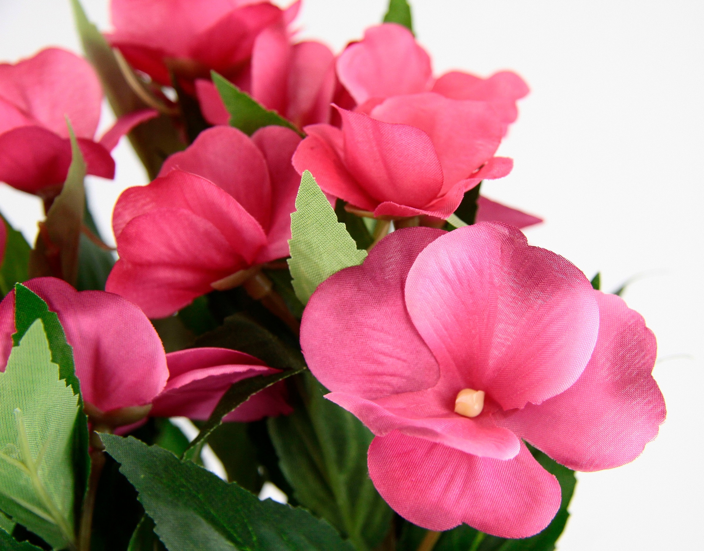 bei 3er Kunstblume Set Valeriana Impatiens »Fleißiges Textilblume bestellen OTTO Deko online Blumentöpfe I.GE.A. Topf, Im Lieschen«,