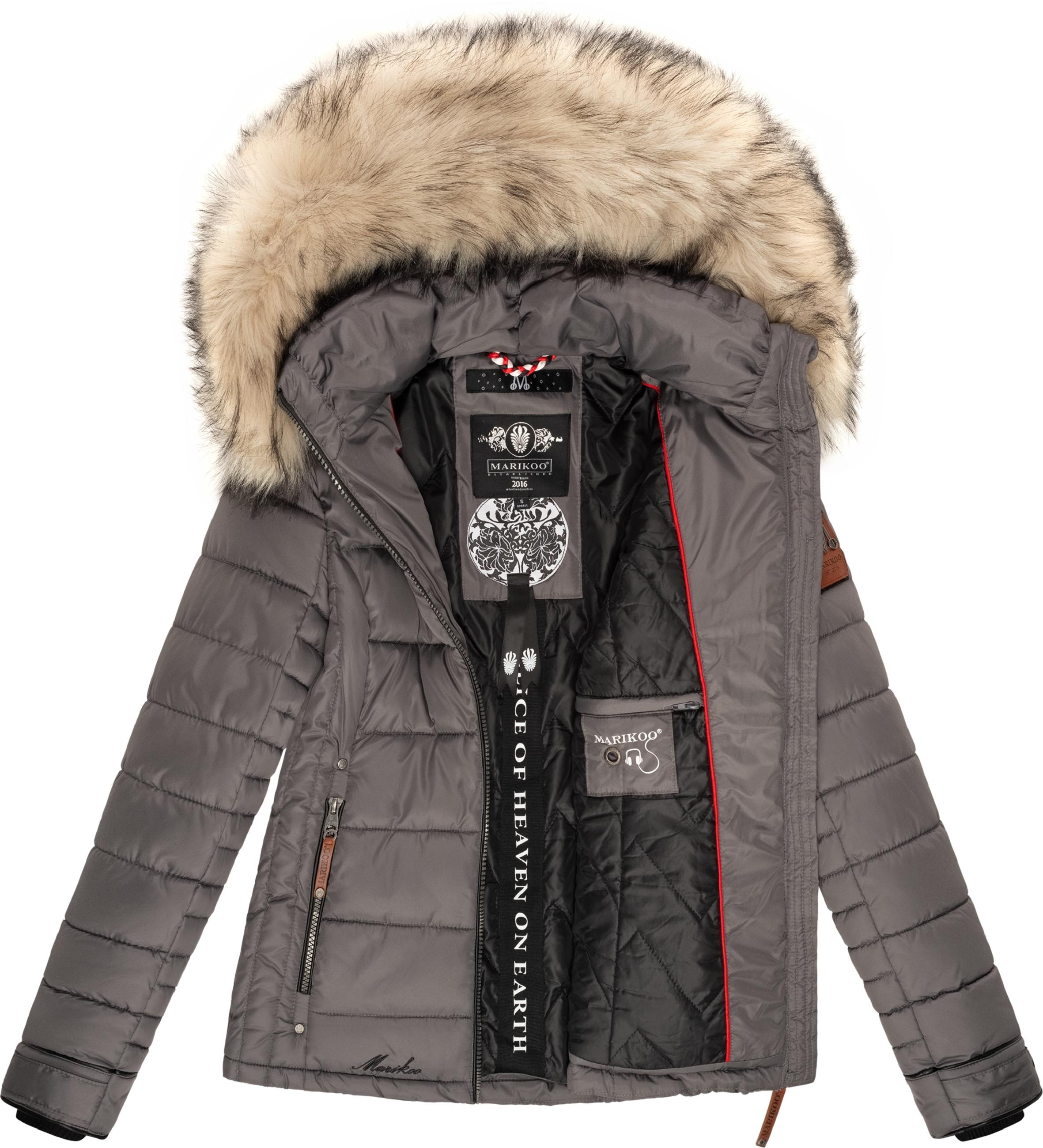 Marikoo Winterjacke »Winterjacke Lerikaa«, mit Kapuze