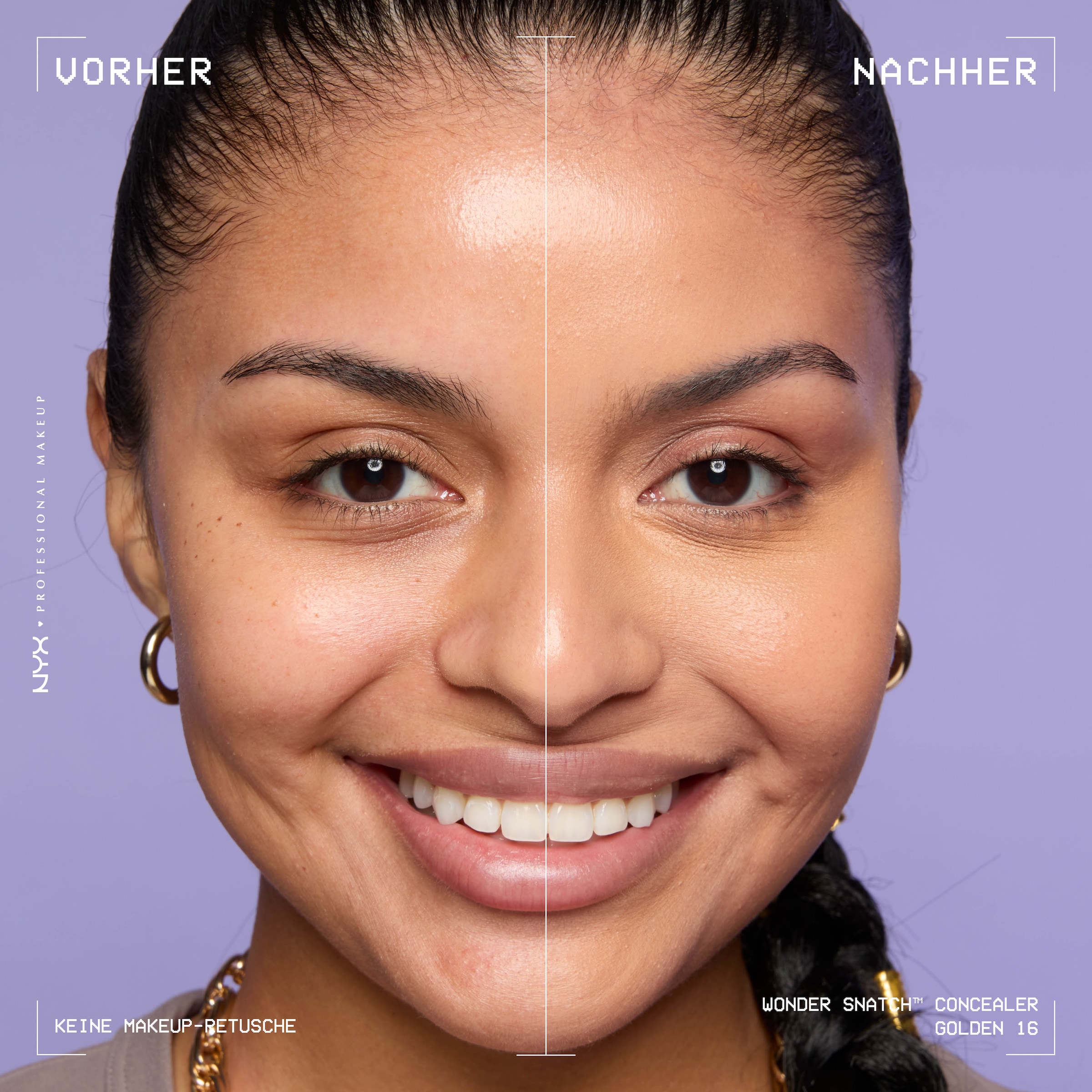NYX PROFESSIONAL MAKEUP Concealer »Wonder Snatch Concealer« kaschiert Augenringe und Unreinheiten, deckt bis zu 24 Stunden