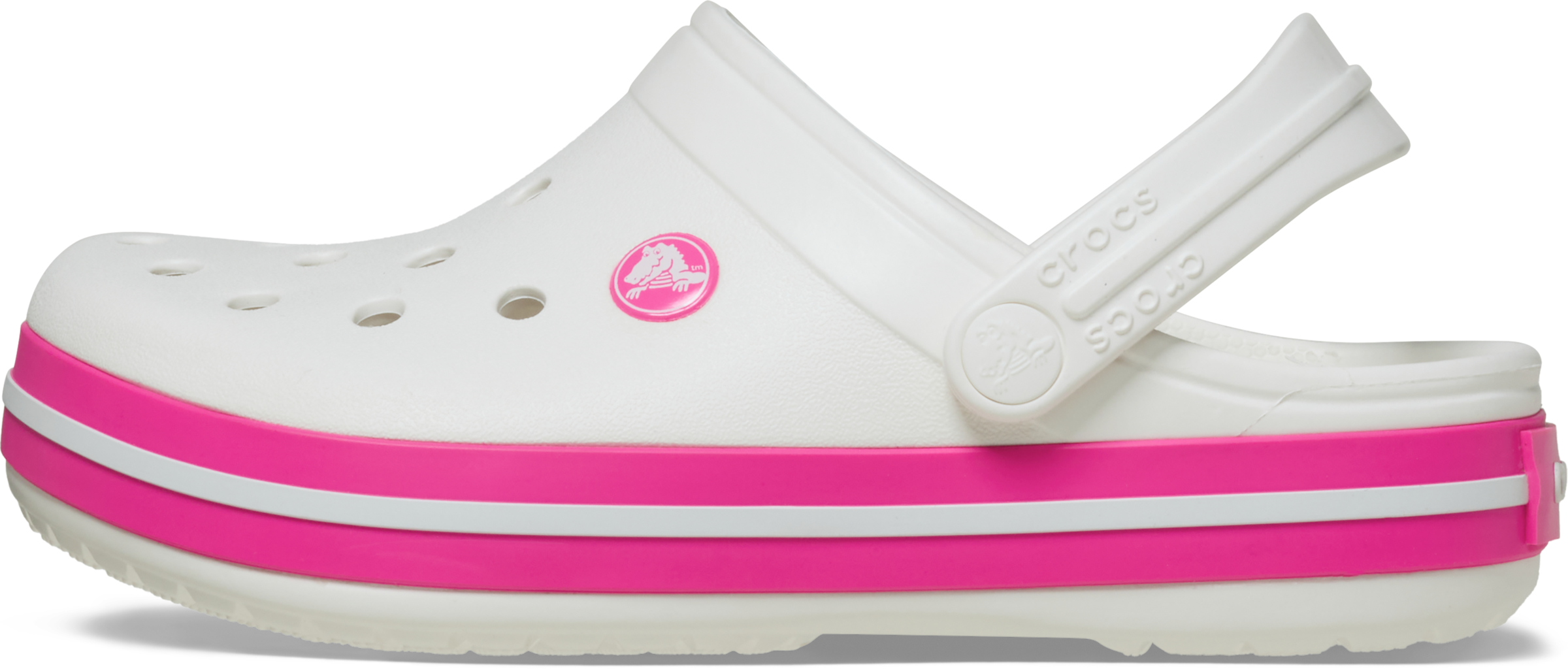 Crocs Clog »Crocband Clog K«  Sommerschuh, Schlappen, Hausschuh, Badeschuh mit Kontrast-Akzenten