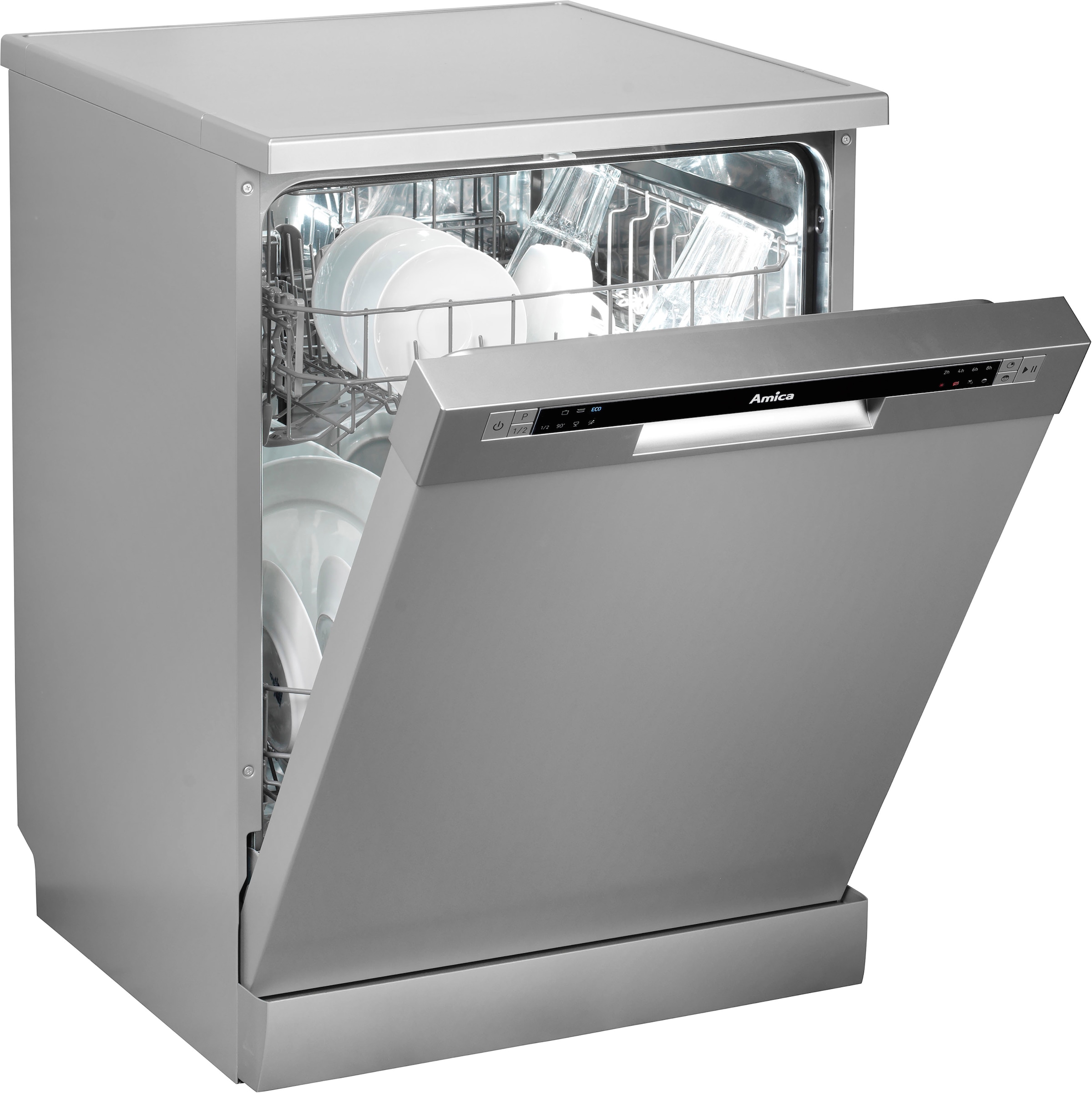 Amica Standgeschirrspüler »GSP 542 010-1 Si« 12 Maßgedecke