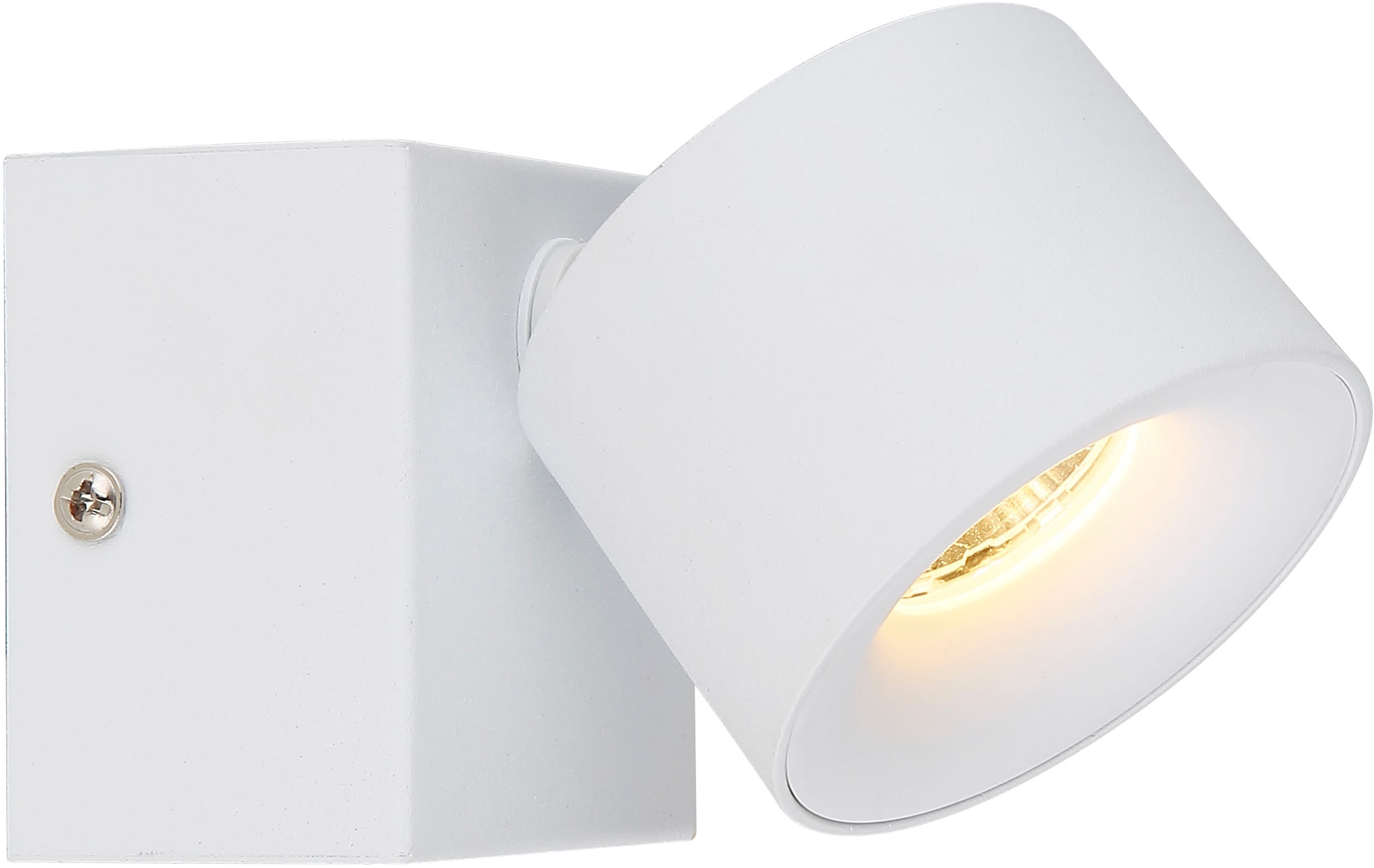 GLOBO LIGHTING LED Wandstrahler »RAE« LED-Modul 1 Stk. Warmweiß Wandspot, Flur, Wohnzimmer, Arbeitszimmer