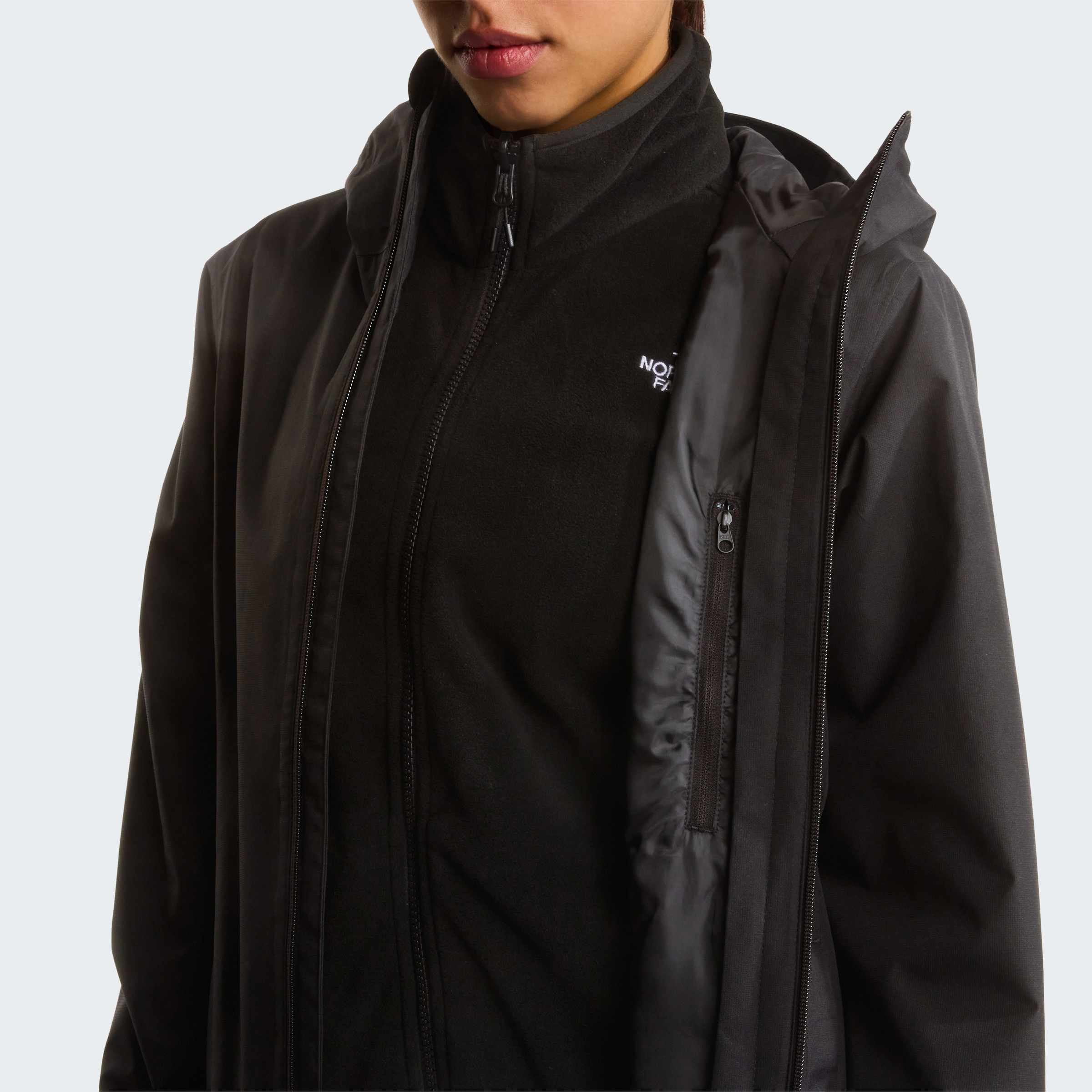 The North Face Funktionsjacke »W QUEST MONO TRICLIMATE« 3-in-1 Funktion, wetterfest, atmungsaktiv