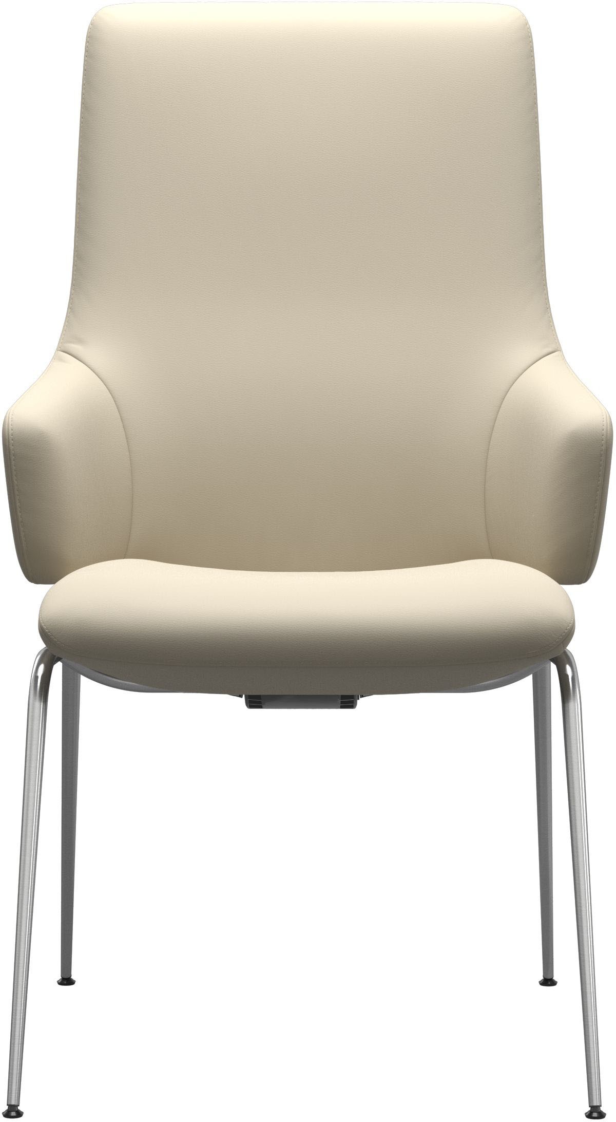 Stressless® Polsterstuhl »Laurel«, Leder BATICK, High Back mit Armlehne, Größe L, mit Beinen aus Stahl in Chrom