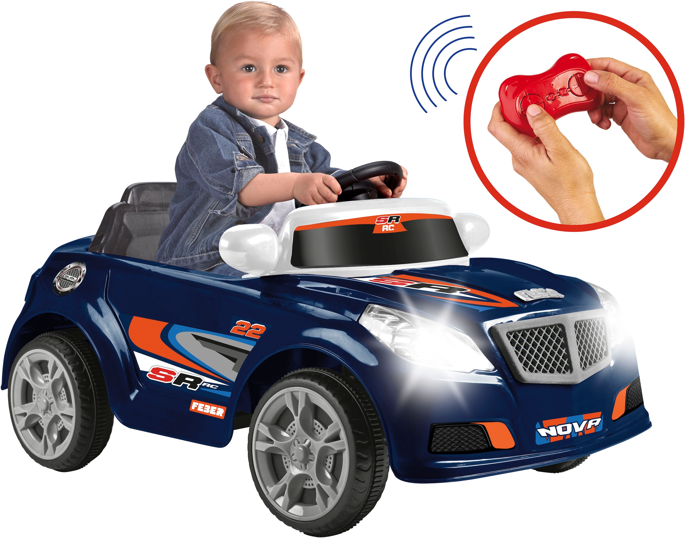 Feber® Elektro-Kinderauto »Feber Twinkel Car R/C CE«, ab 3 Jahren
