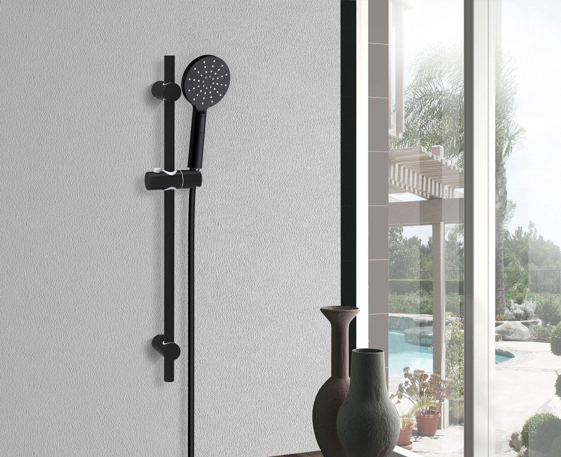 Marwell Brausegarnitur »BLACK RAINSTAR« Komplett-Set,  1/2 Zoll