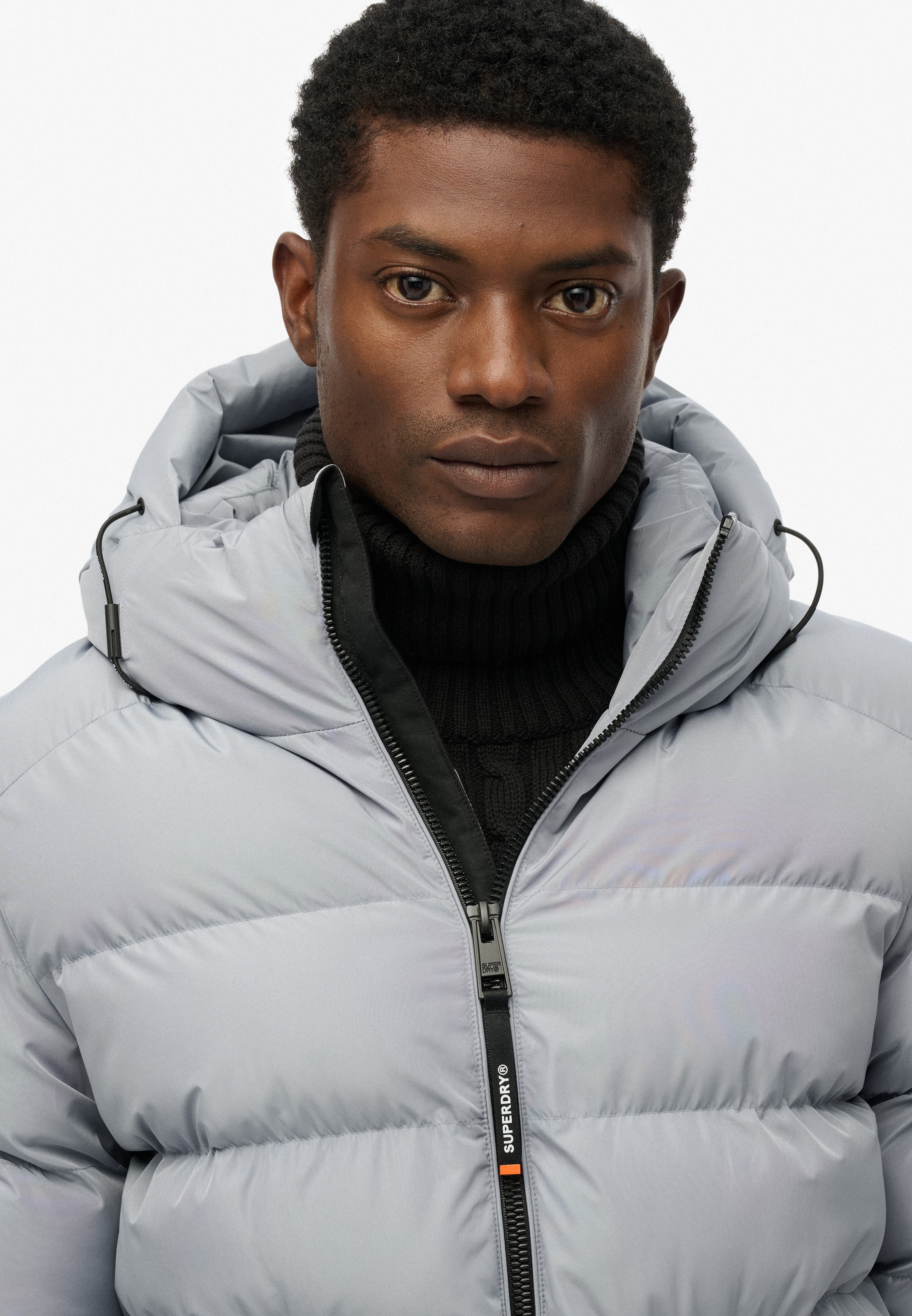 Superdry Steppjacke »HOODED SPORTS PUFFER JACKET«, mit Kapuze