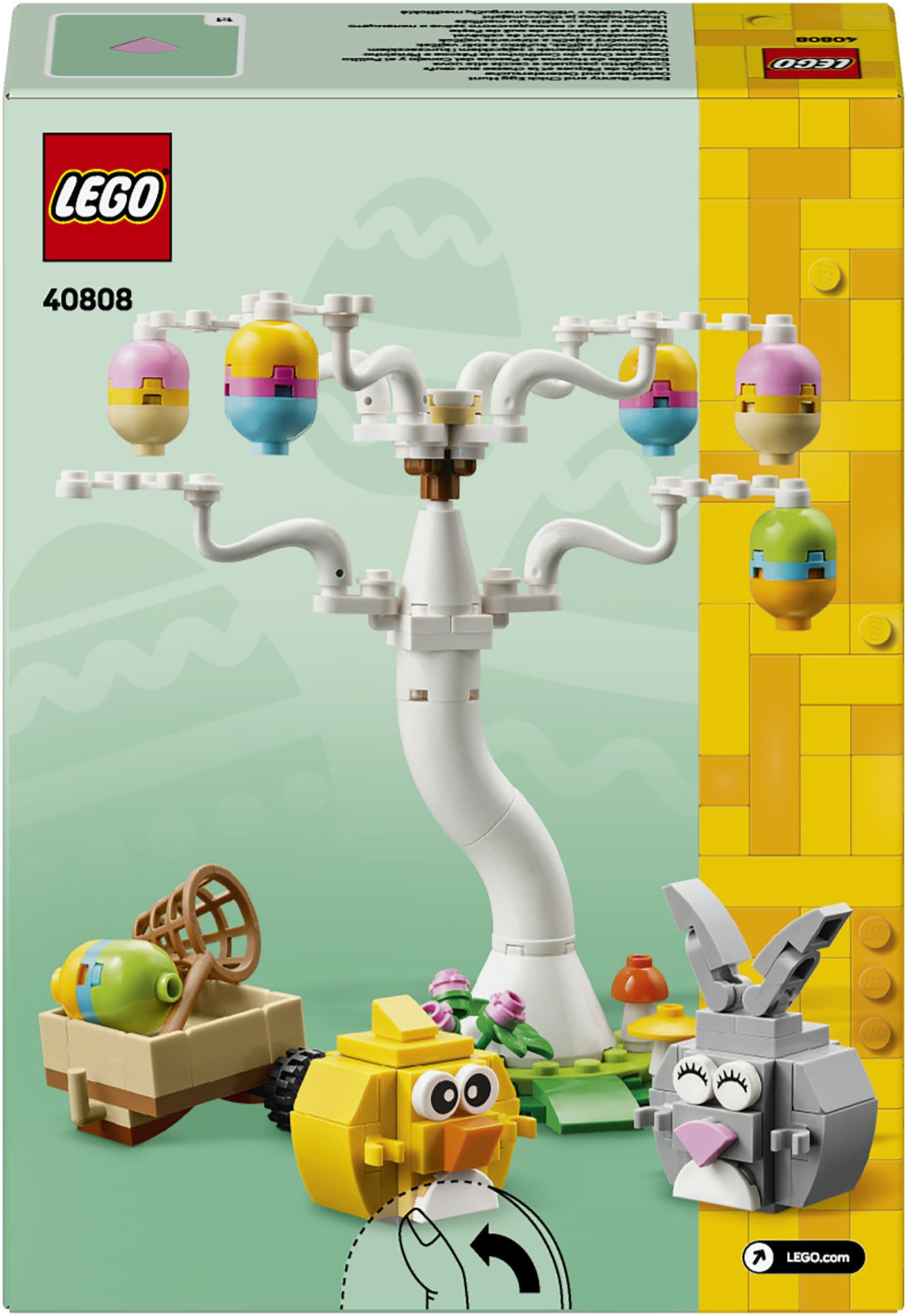 LEGO® Konstruktionsspielsteine »Osterhase und Ostereiersuche (40808), LEGO Iconic« Made in Europe