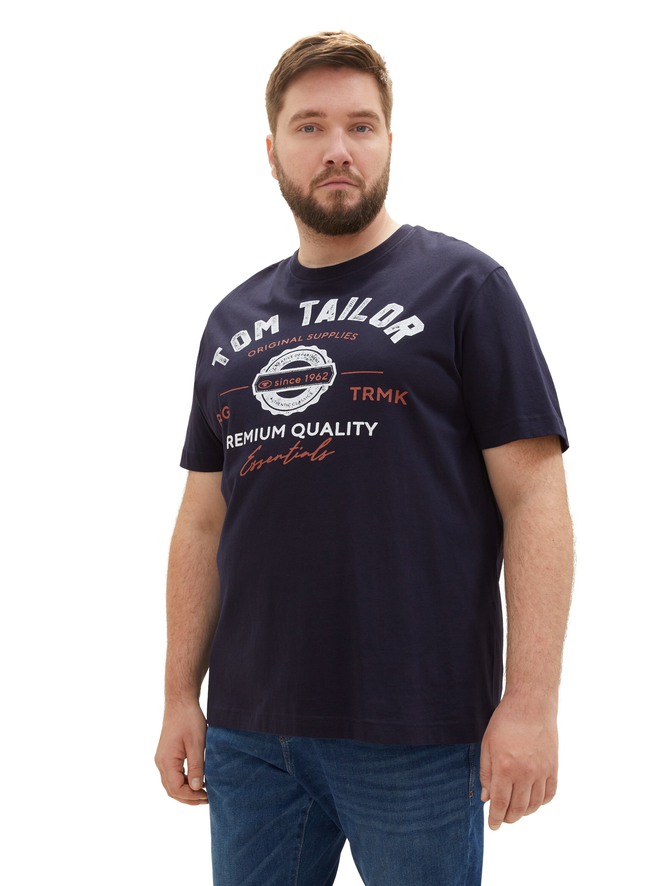 TOM TAILOR PLUS T-Shirt mit Logo-Print