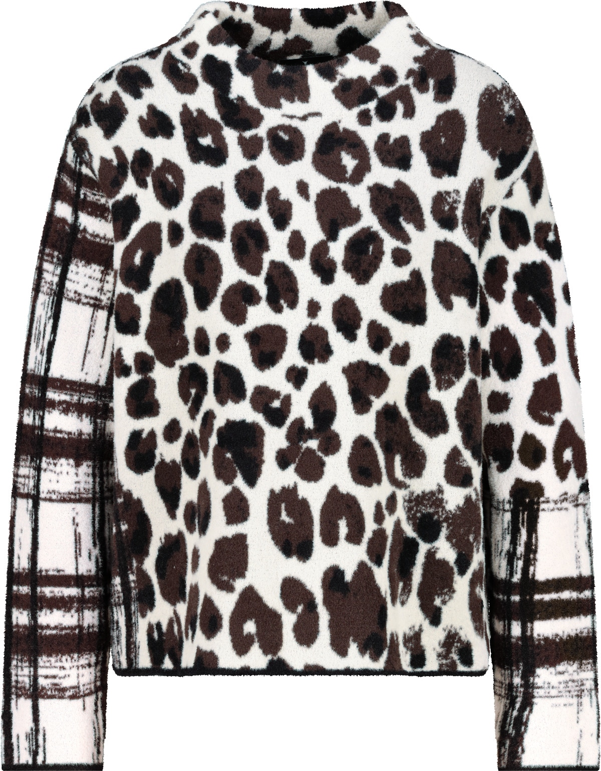 Monari Strickpullover , Regular fit mit Stehkragen
