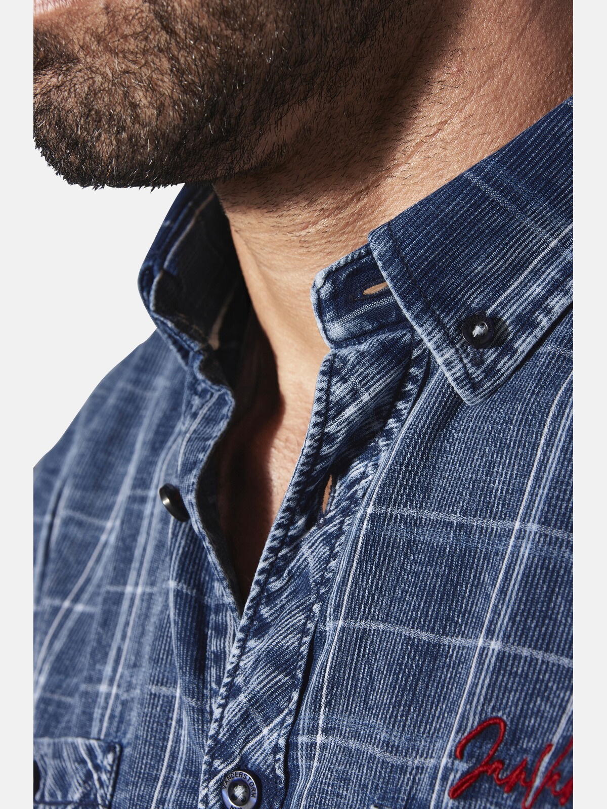 Jan Vanderstorm Kurzarmhemd »Kurzarmhemd KJELTAN« 1 Stk.