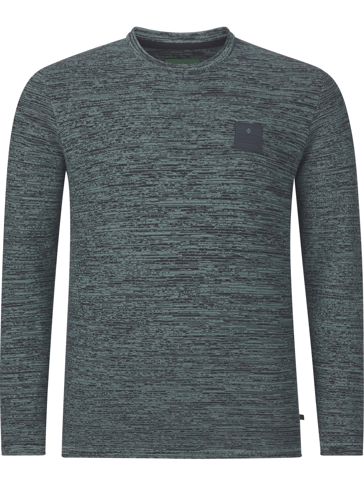Charles Colby Rundhalspullover »Pullover EARL BARNET«, (1 tlg.), mit Rippstrick-Muster