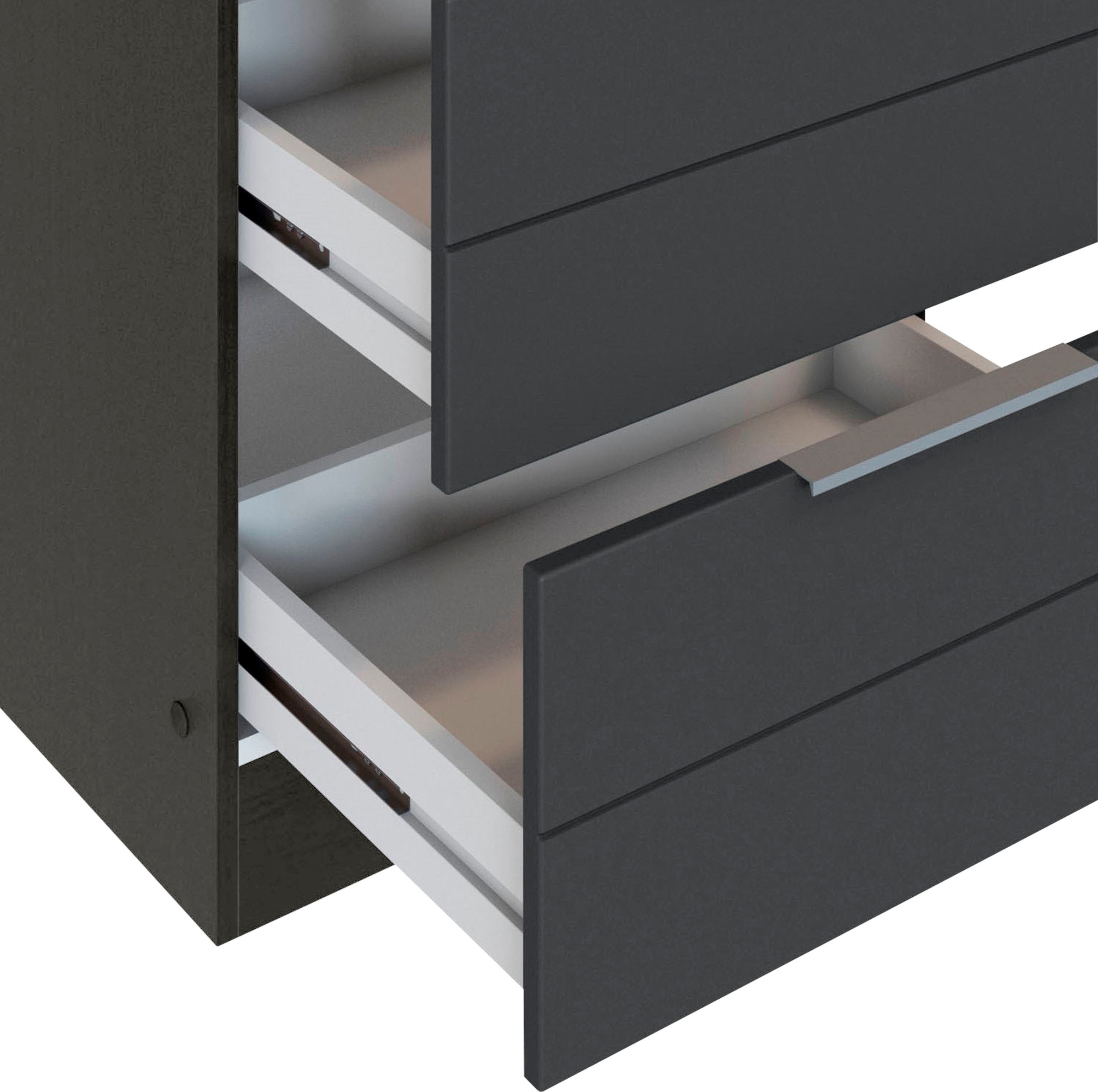 KOCHSTATION Auszugsunterschrank »KS-Luhe« 60 cm breit, hochwertige MDF-Fronten mit waagerechter Lisene