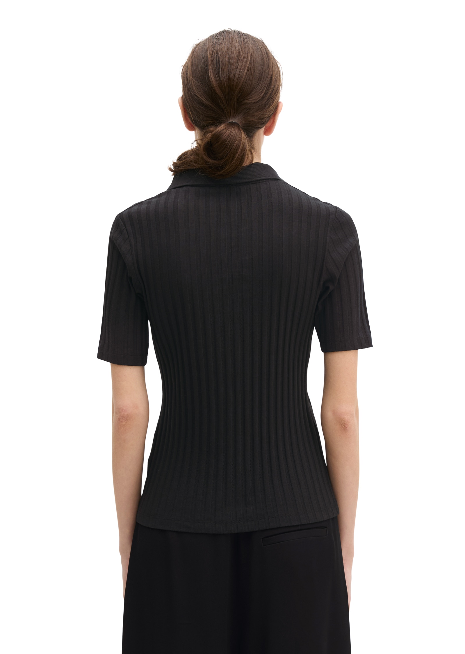 Marc O'Polo Poloshirt Pointelle slim mit TENCEL™ Modal