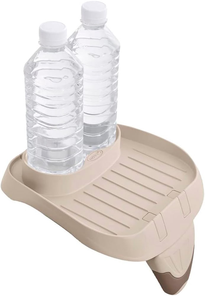 Intex Ablagetisch »PureSPA Whirlpool Wellnessset: 1 Getränkehalter & 2 Premiumkopfstützen«, 3-teiliges Set: 1 Getränkehalter und 2 Kopfstützen