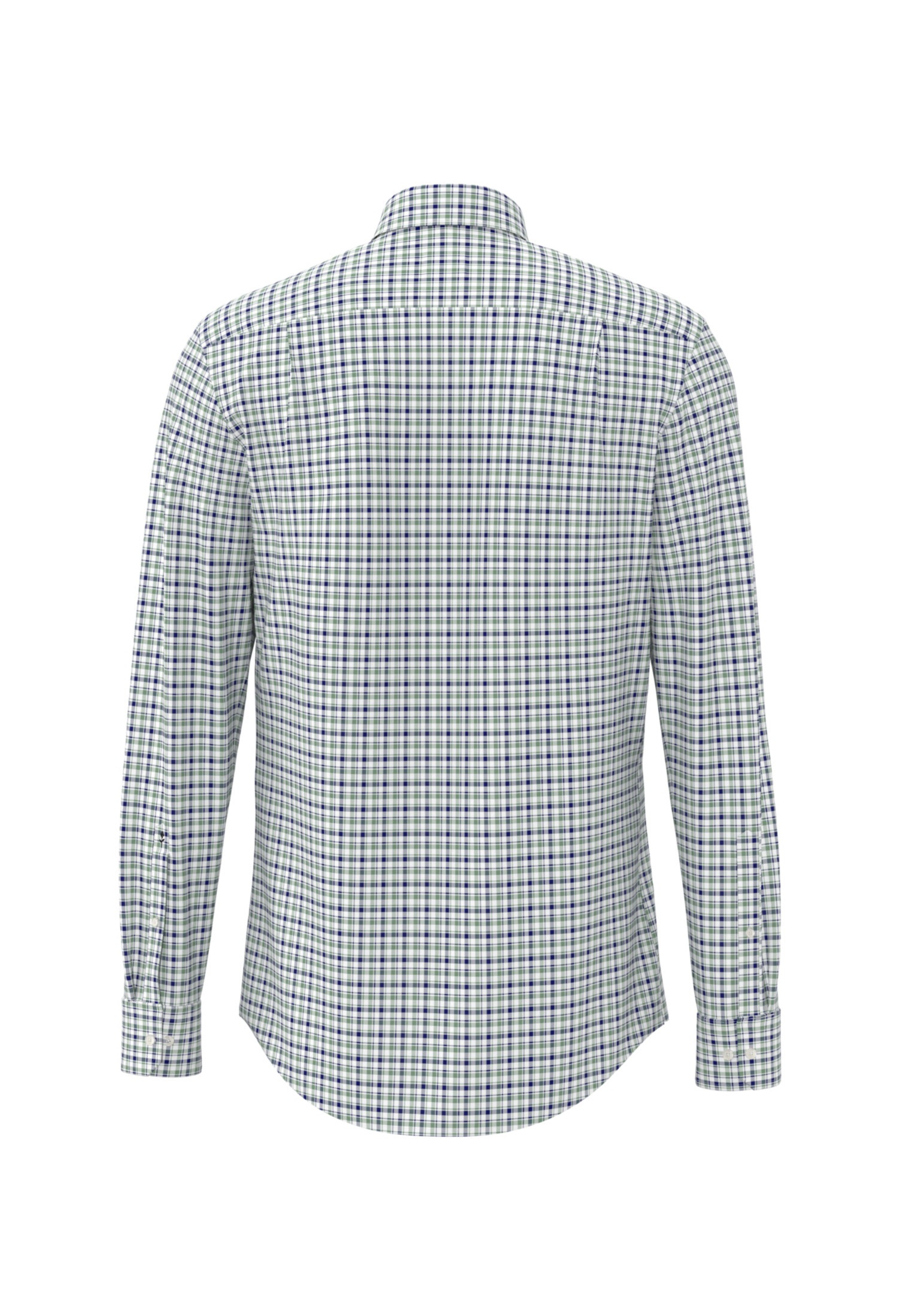 seidensticker Businesshemd »Regular«, Regular Langarm Button-Down-Kragen Karo