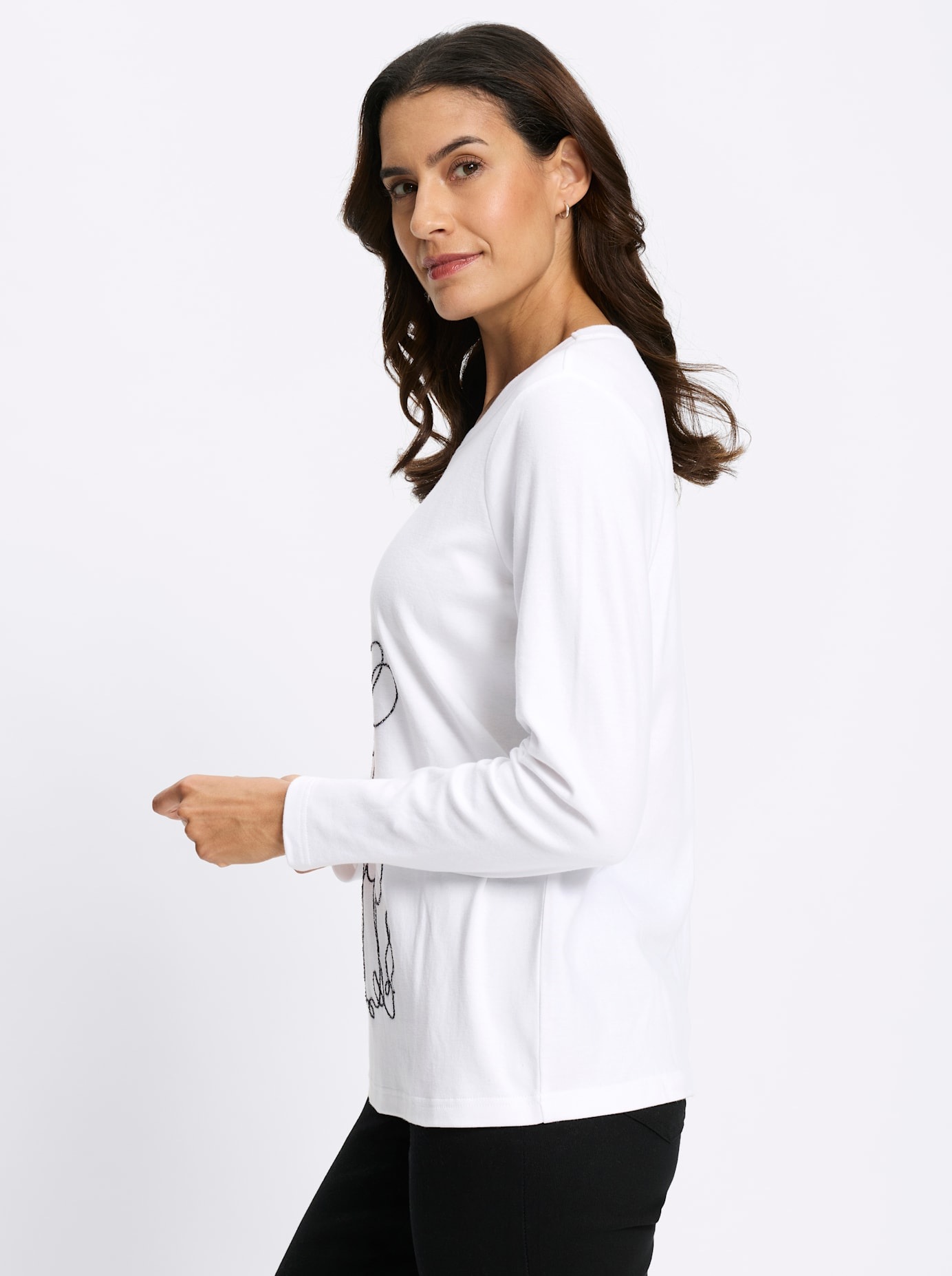 Inspirationen Langarmshirt »Rundhals-Shirt« 1