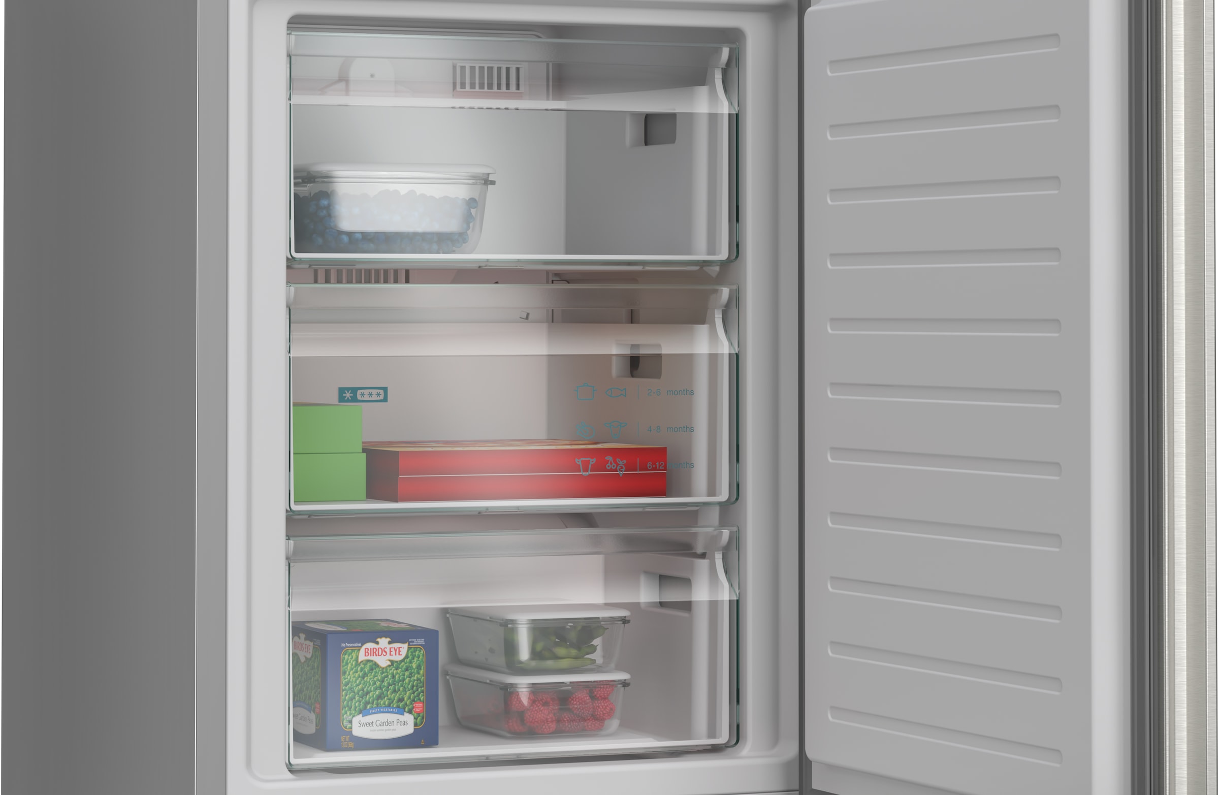 SIEMENS Kühl-/Gefrierkombination iQ300 »KG39NVICG« 203 cm hoch 60 cm breit hyperFresh System für frisches Obst und Gemüse sowie Total noFrost