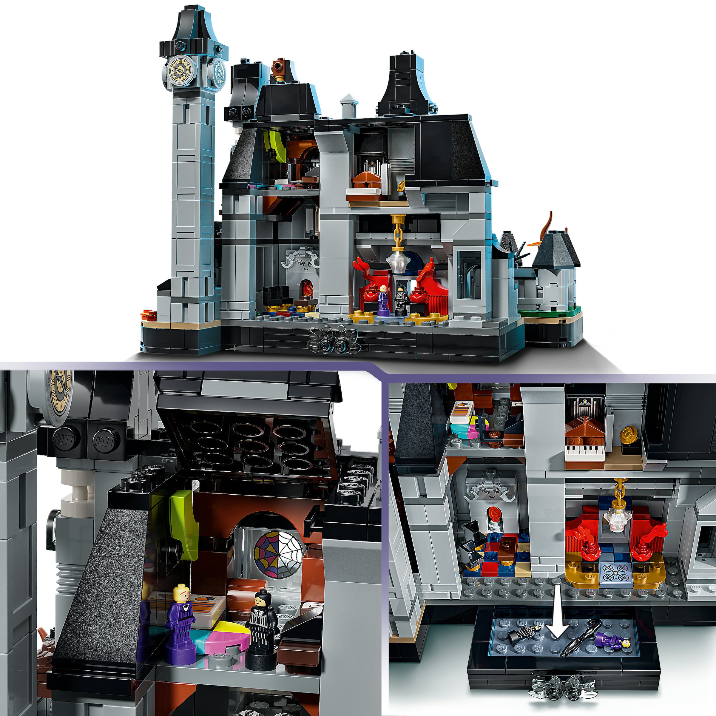 LEGO® Konstruktionsspielsteine »Nevermore Academy (76788), LEGO Wednesday« Made in Europe